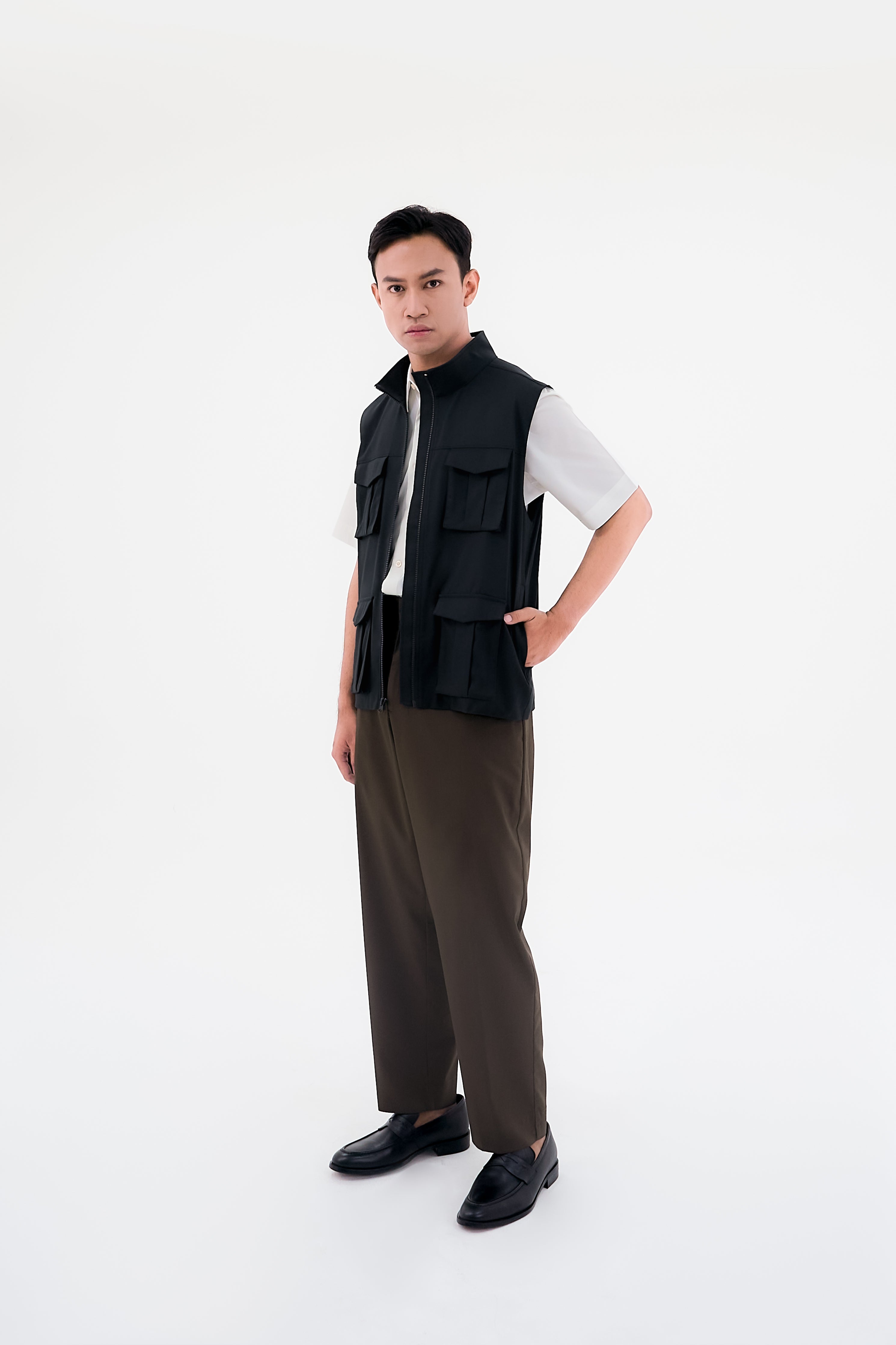 YORI GILET - Black