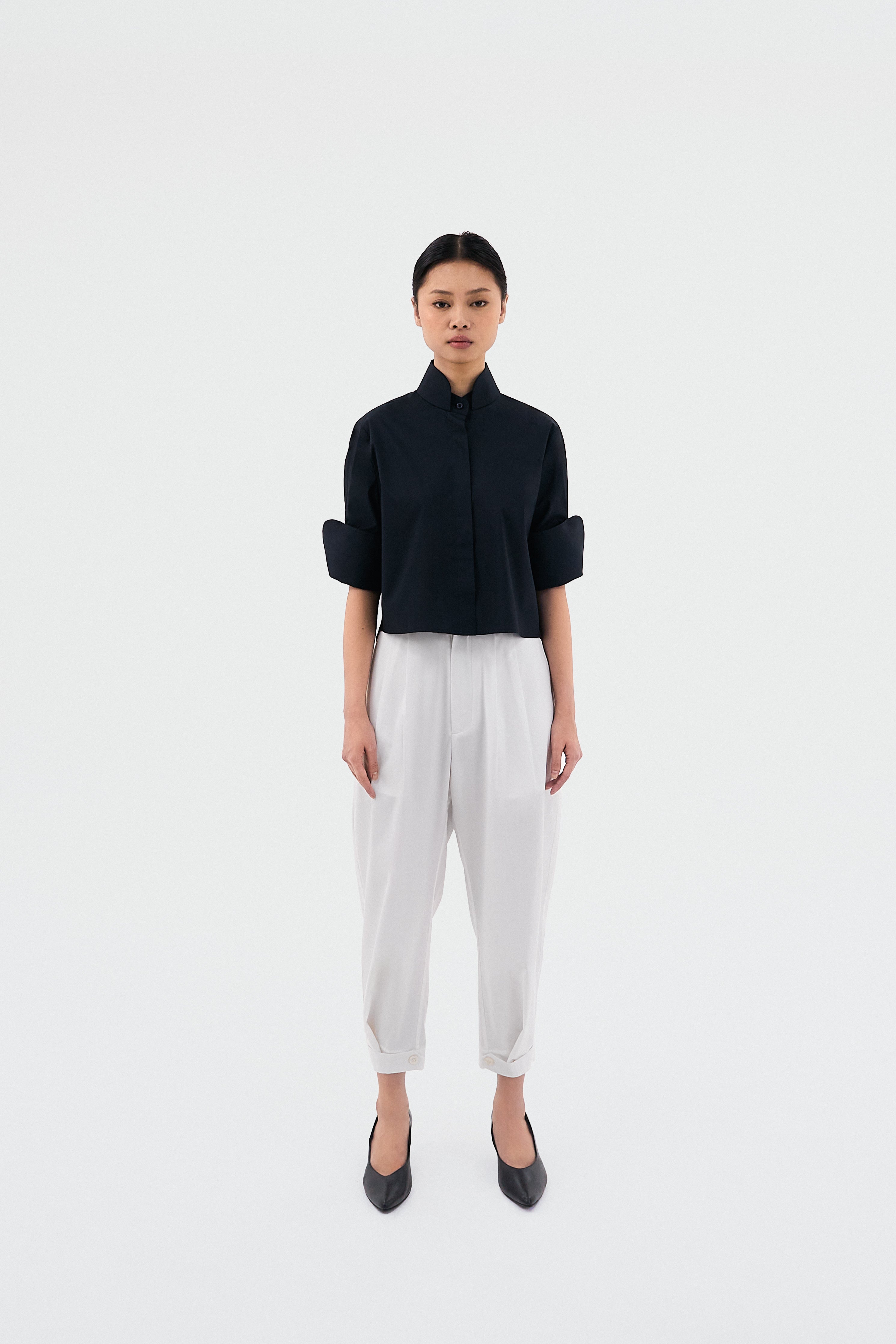CHA CROP - Black