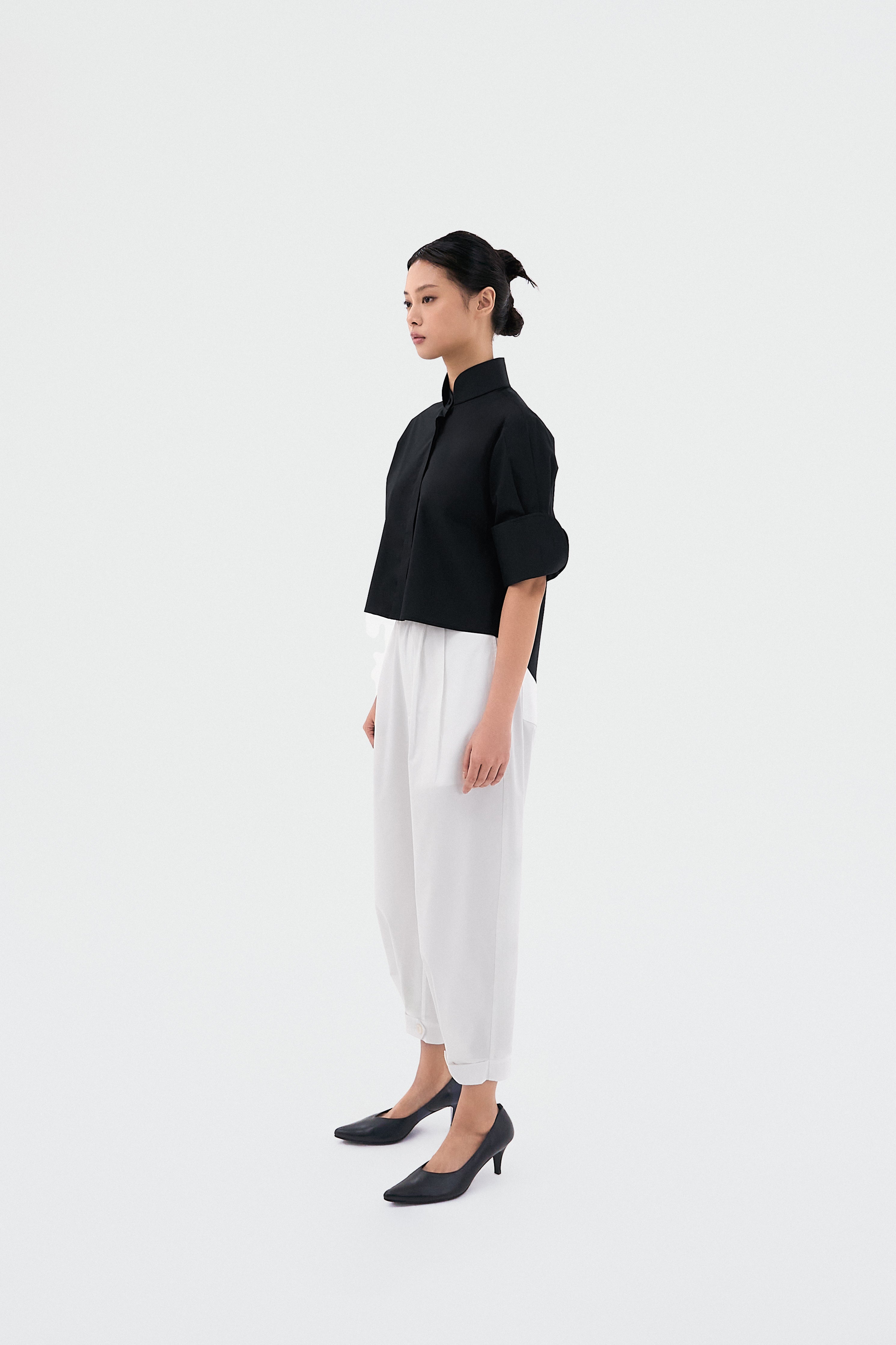 CHA CROP - Black