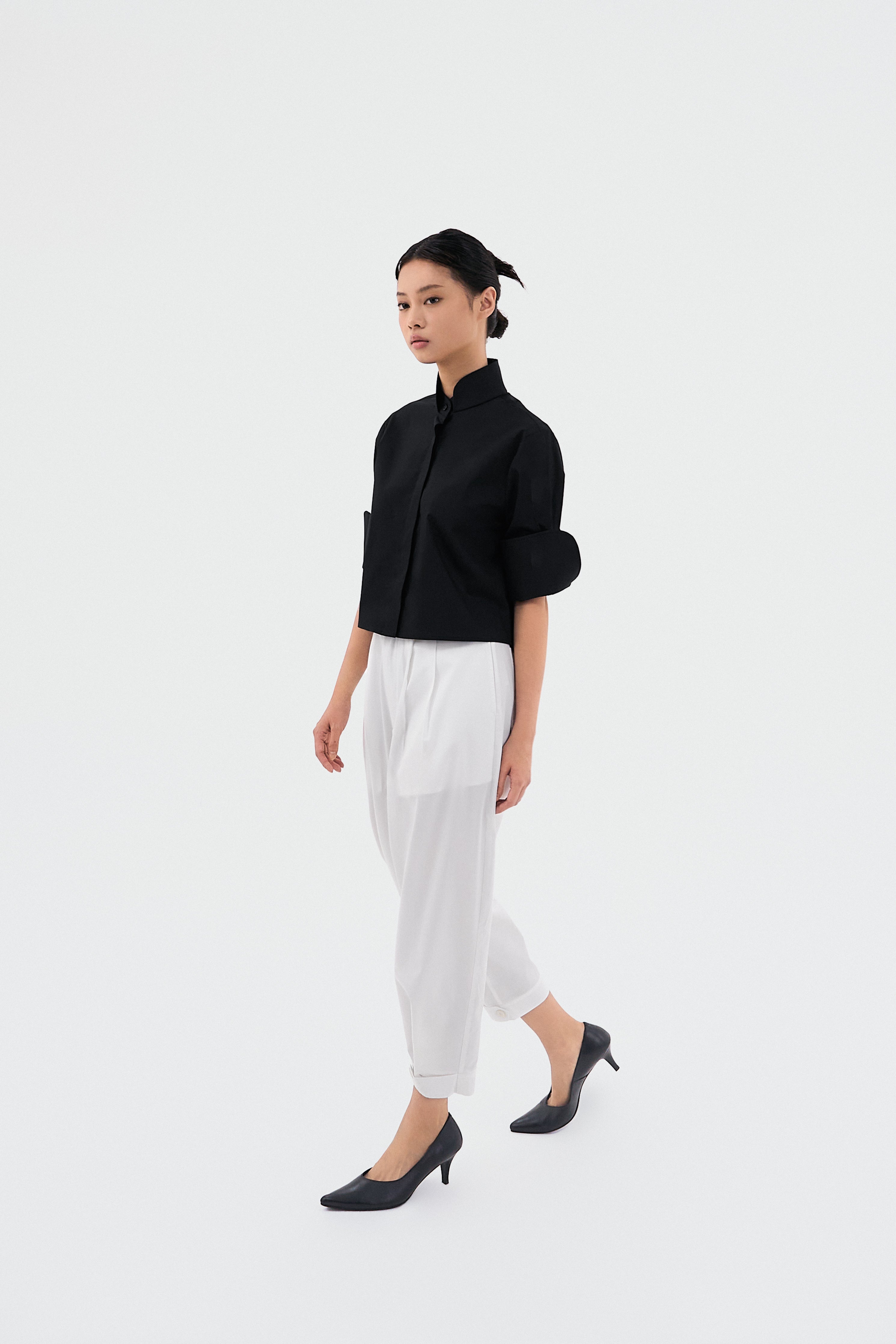CHA CROP - Black