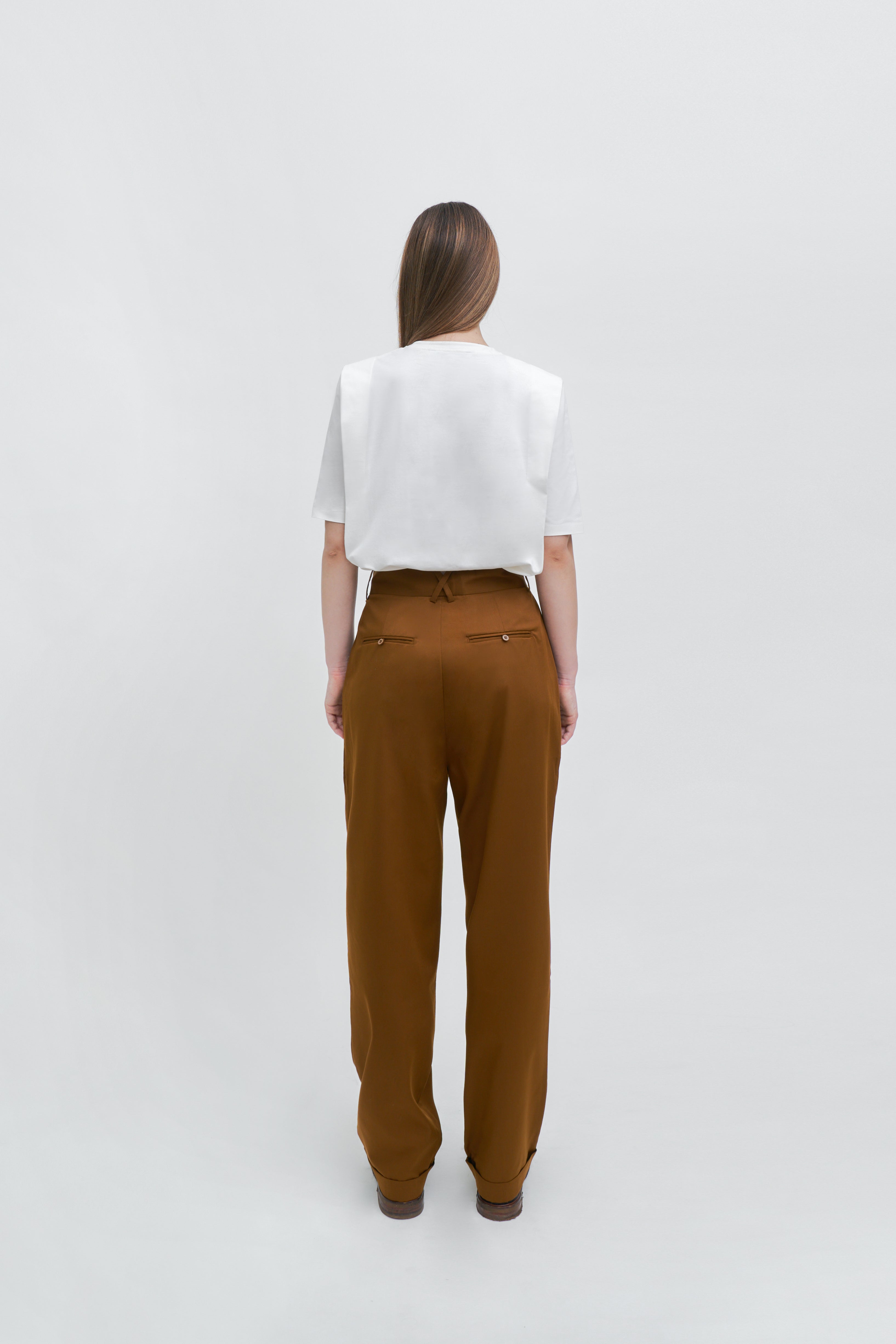 MIHO PANTS - Golden Brown