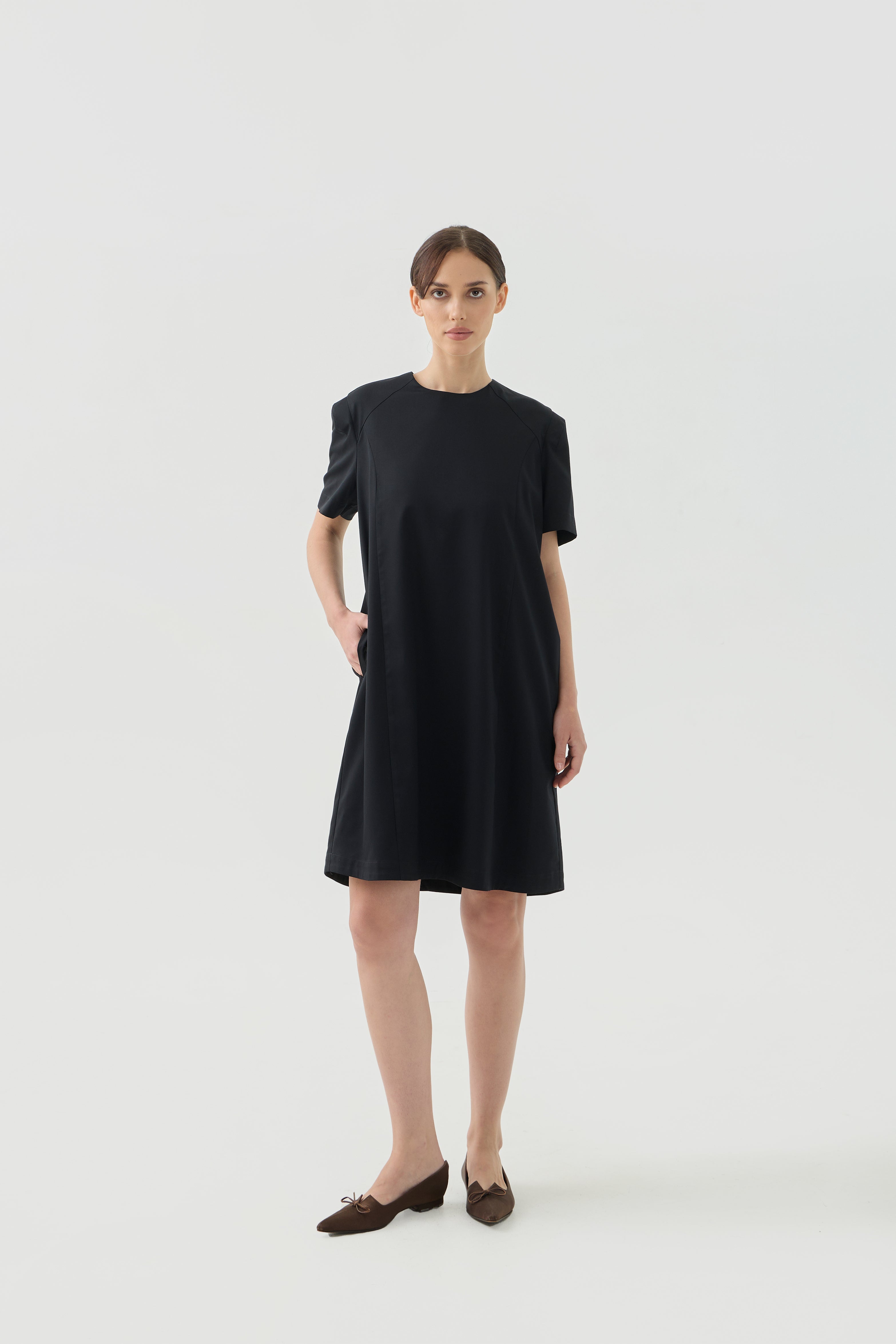 ARAN DRESS - Black