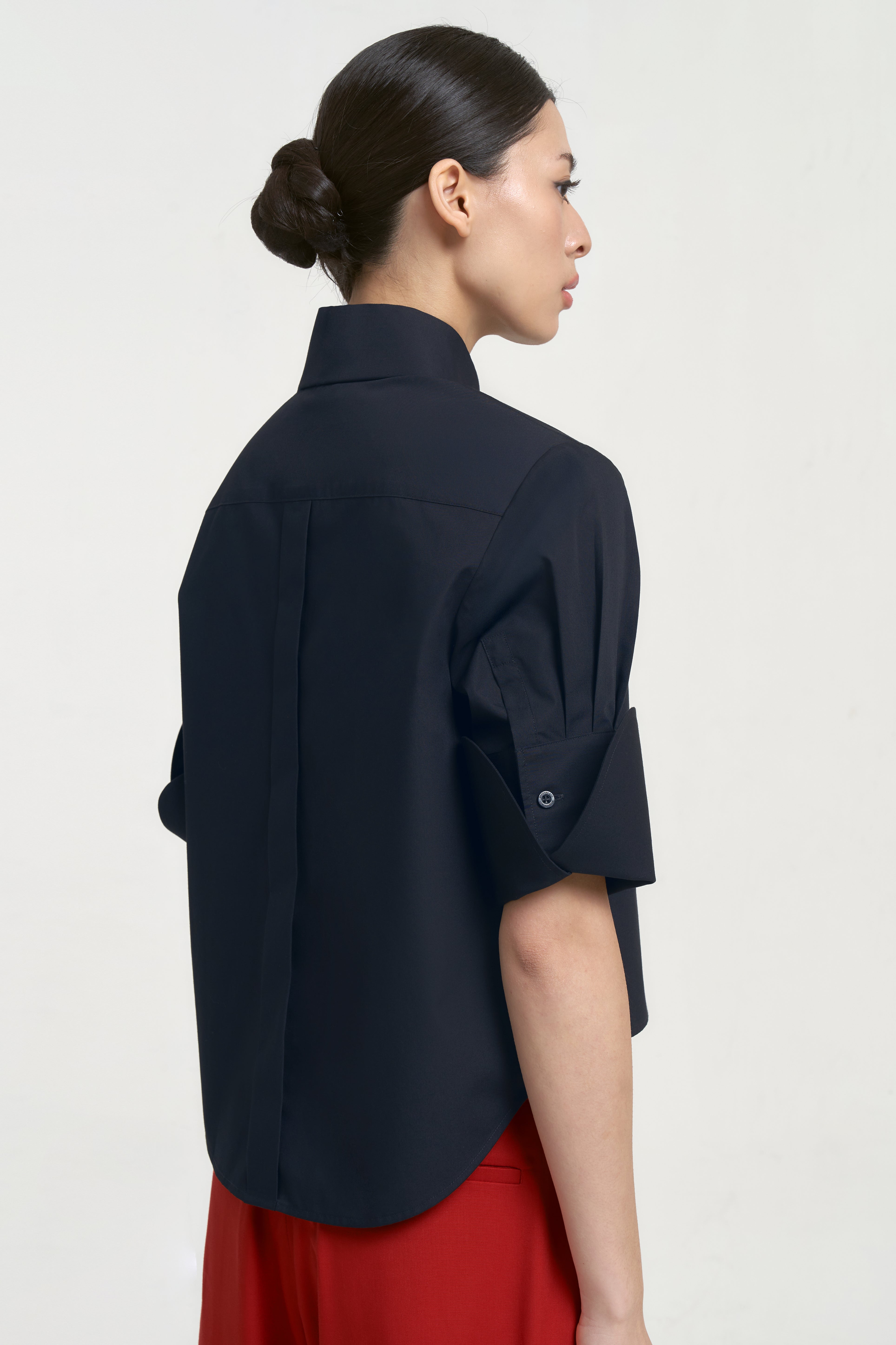 CHA CROP - Deep Navy