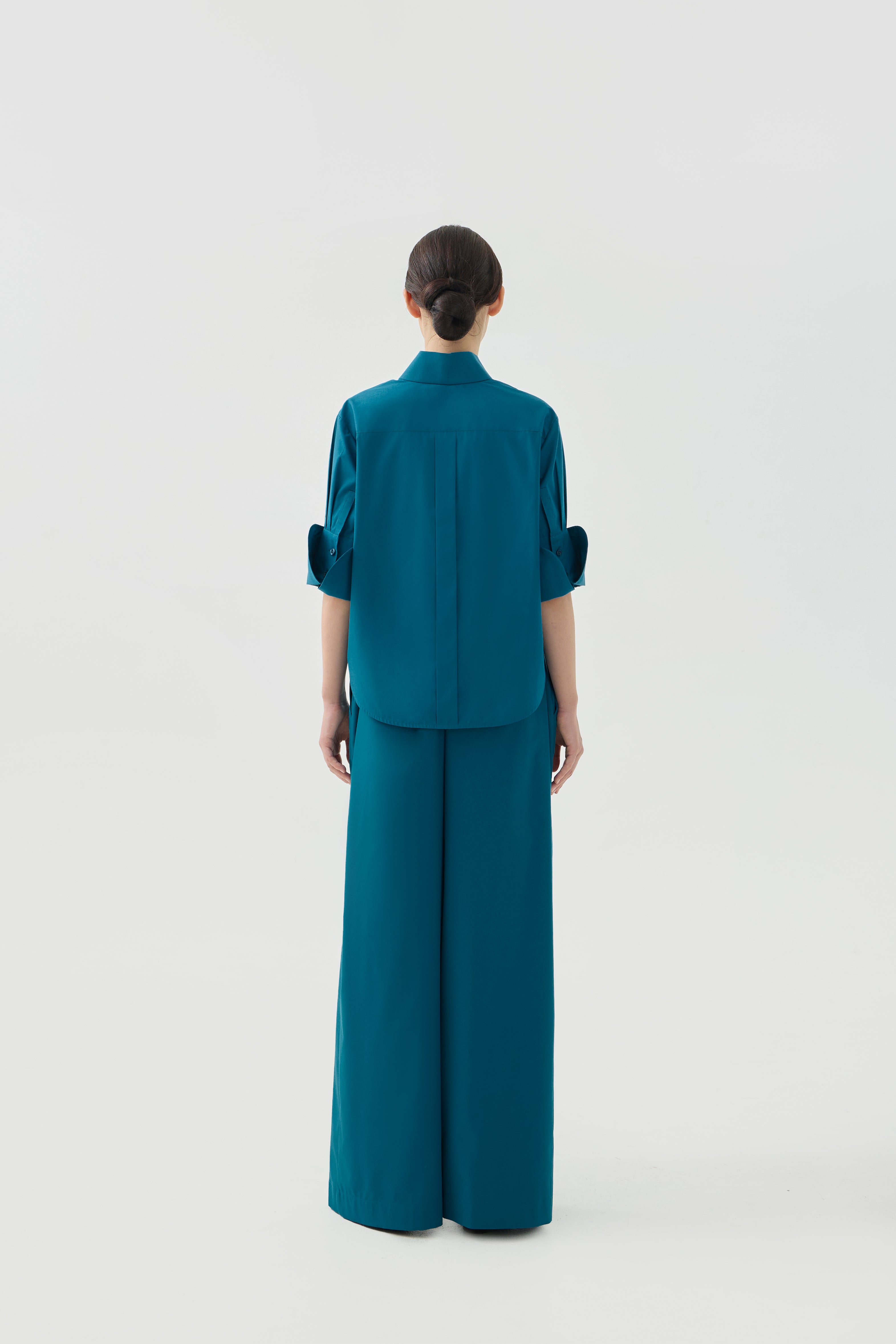 CHA CROP - Ocean Teal