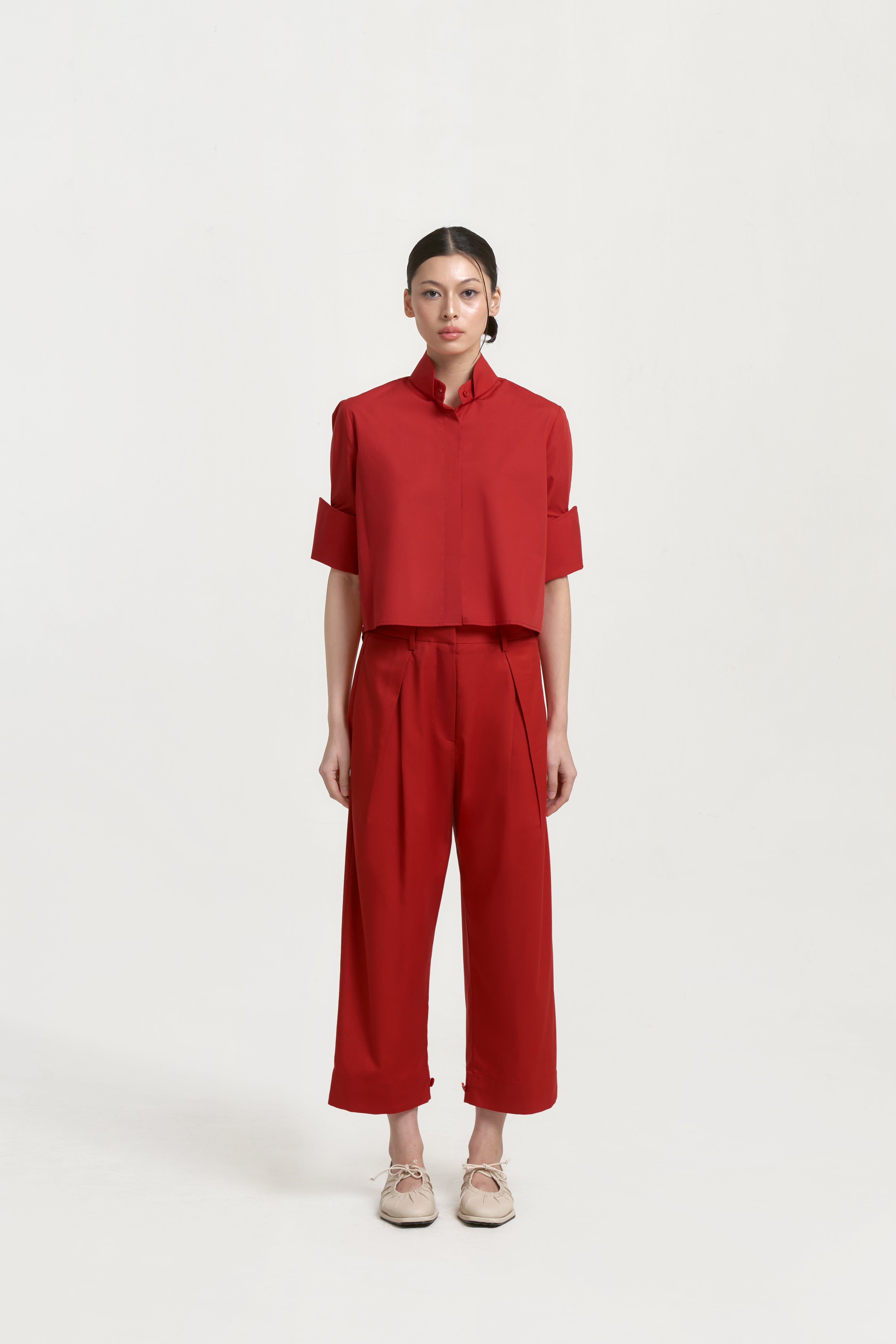 CHA CROP - Red Orange