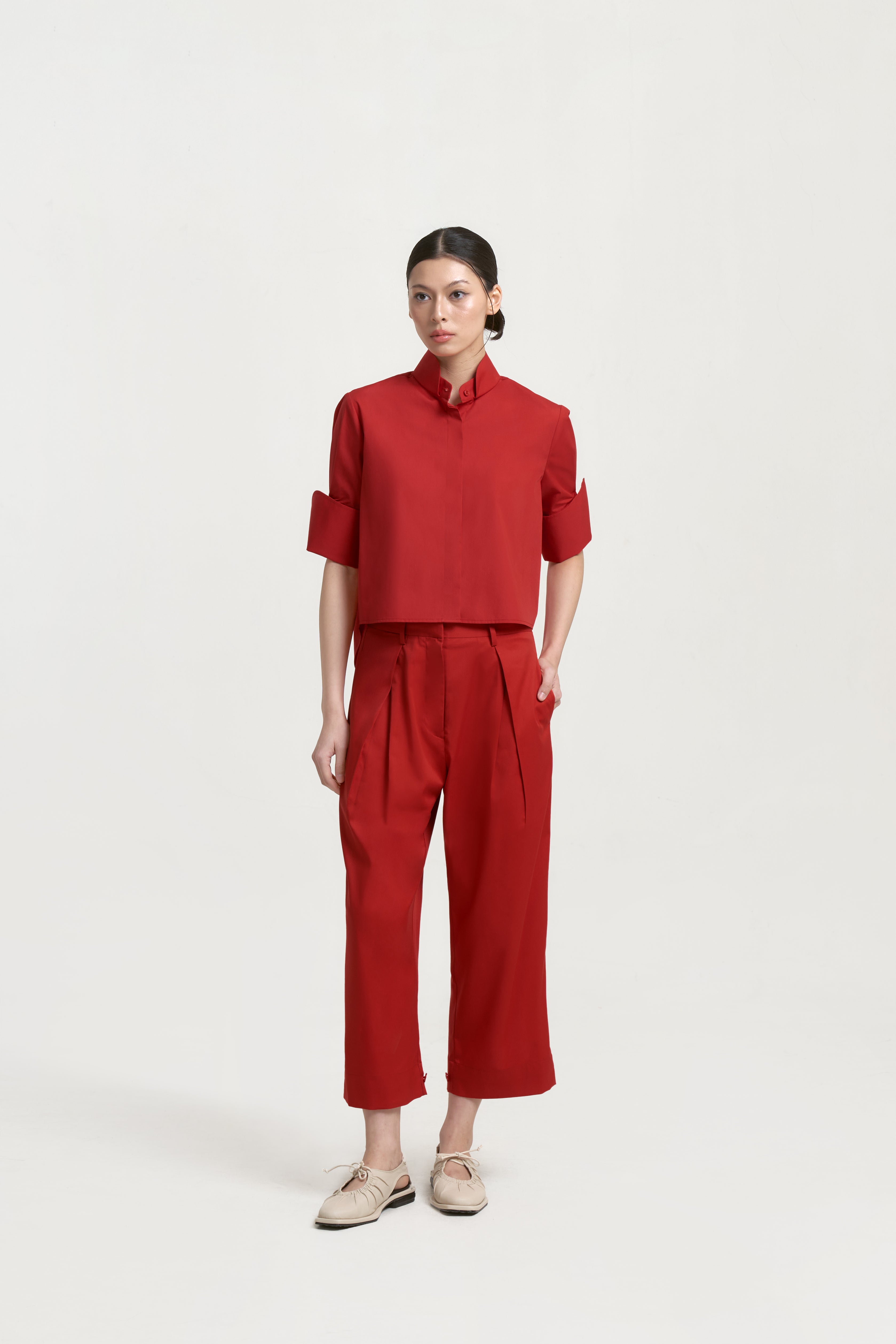 CHA CROP - Red Orange