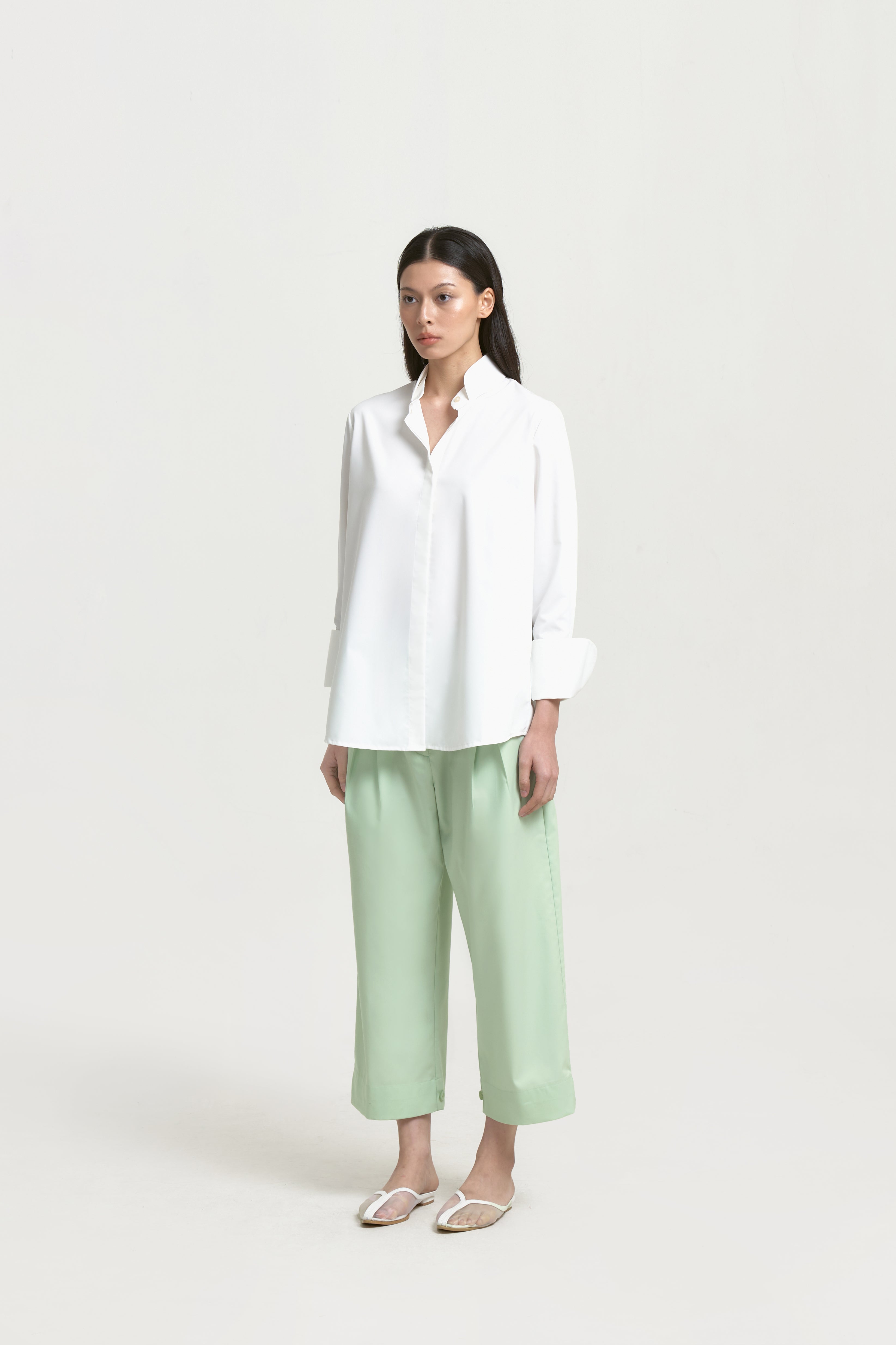 CHA LONG SLEEVE - White