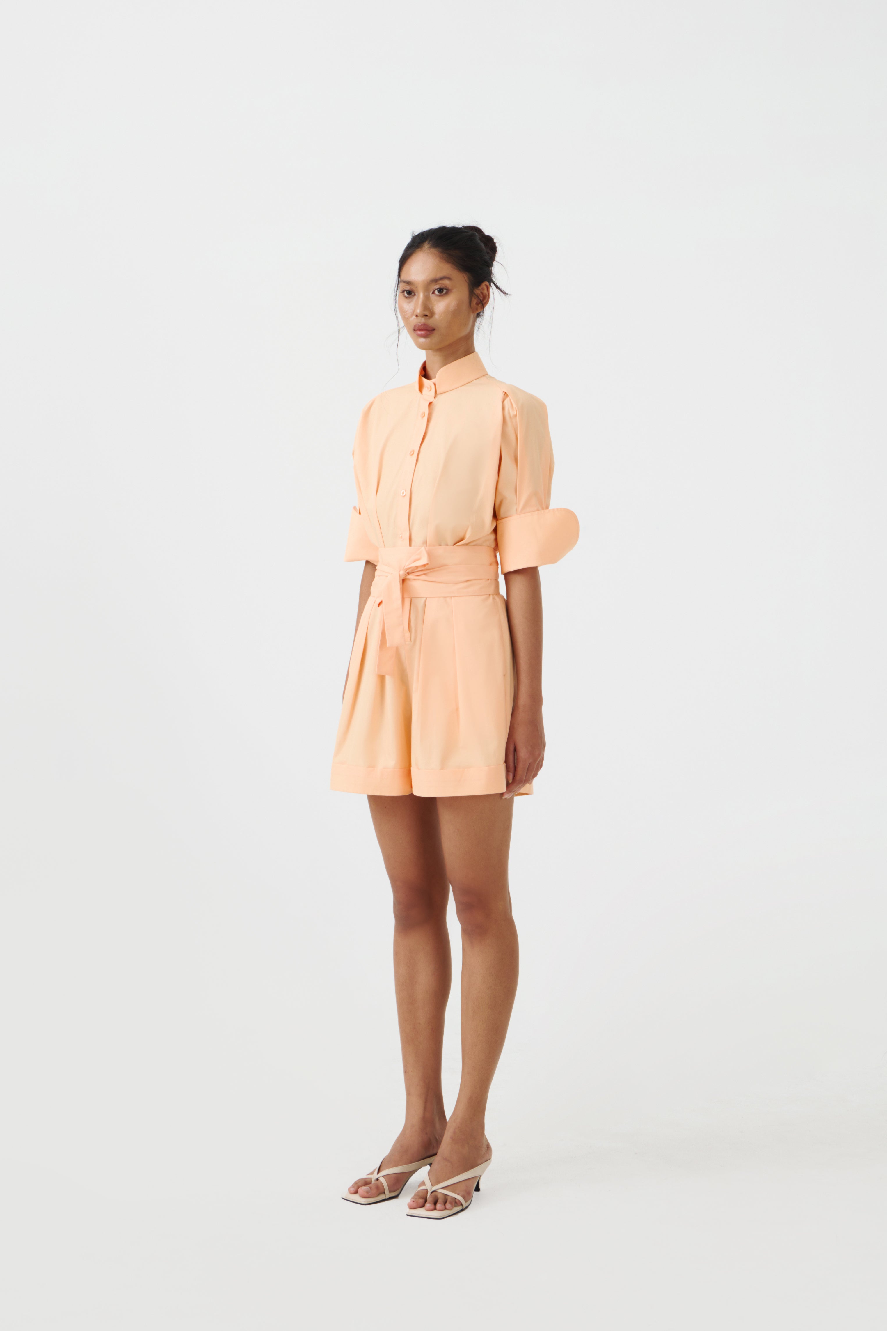 CHA SHORT JUMPSUIT - Peach