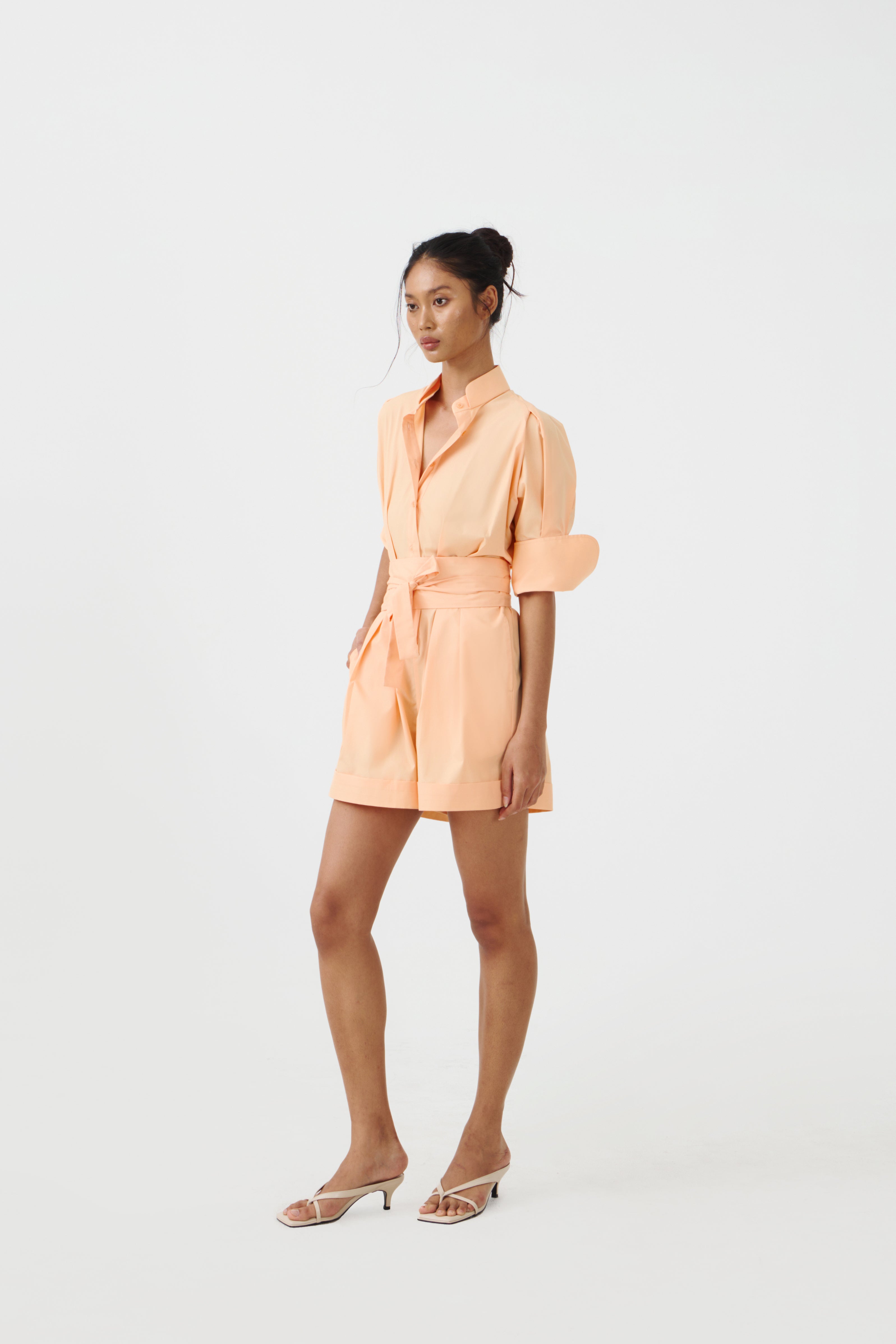 CHA SHORT JUMPSUIT - Peach