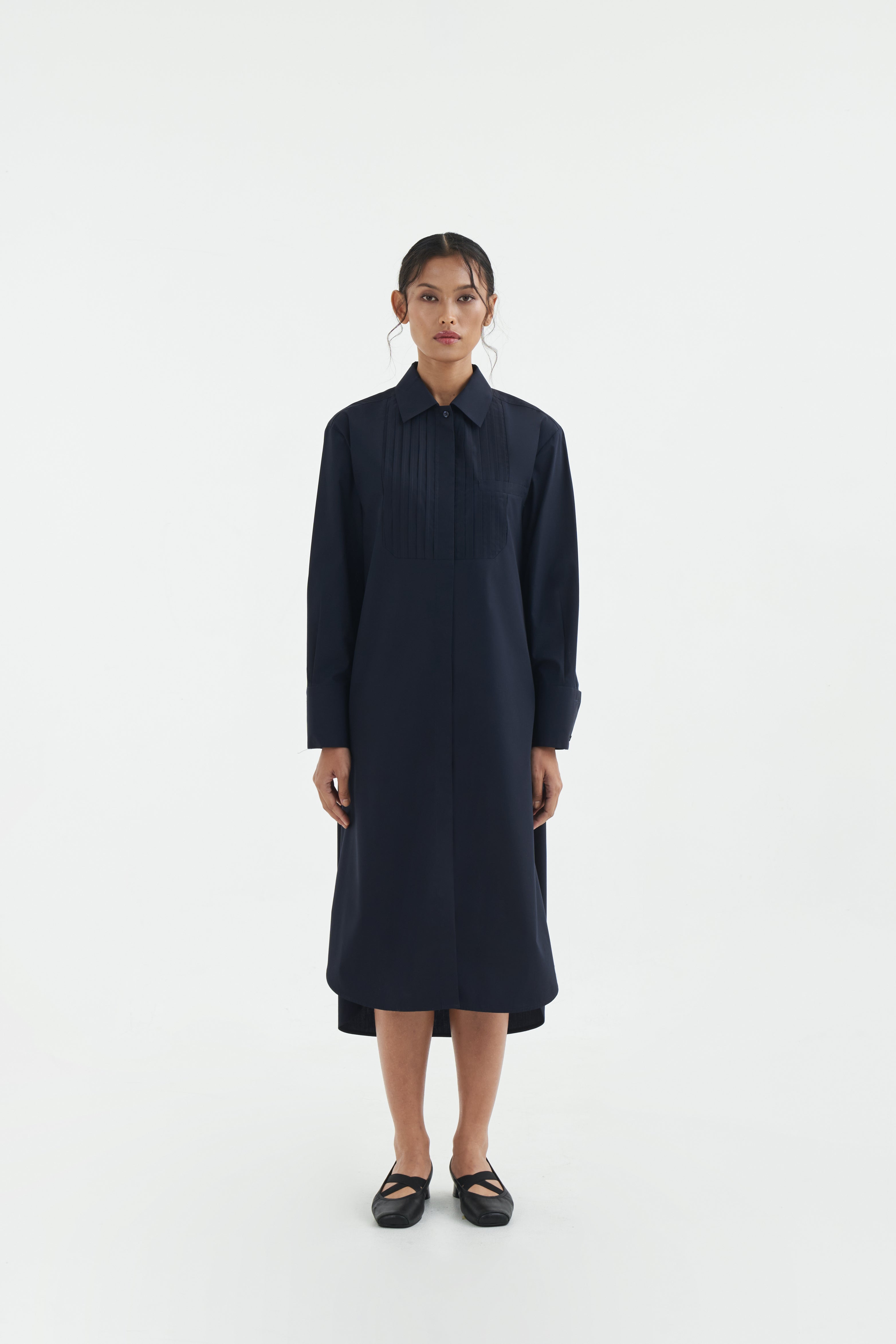 EMIKA DRESS - Deep Navy