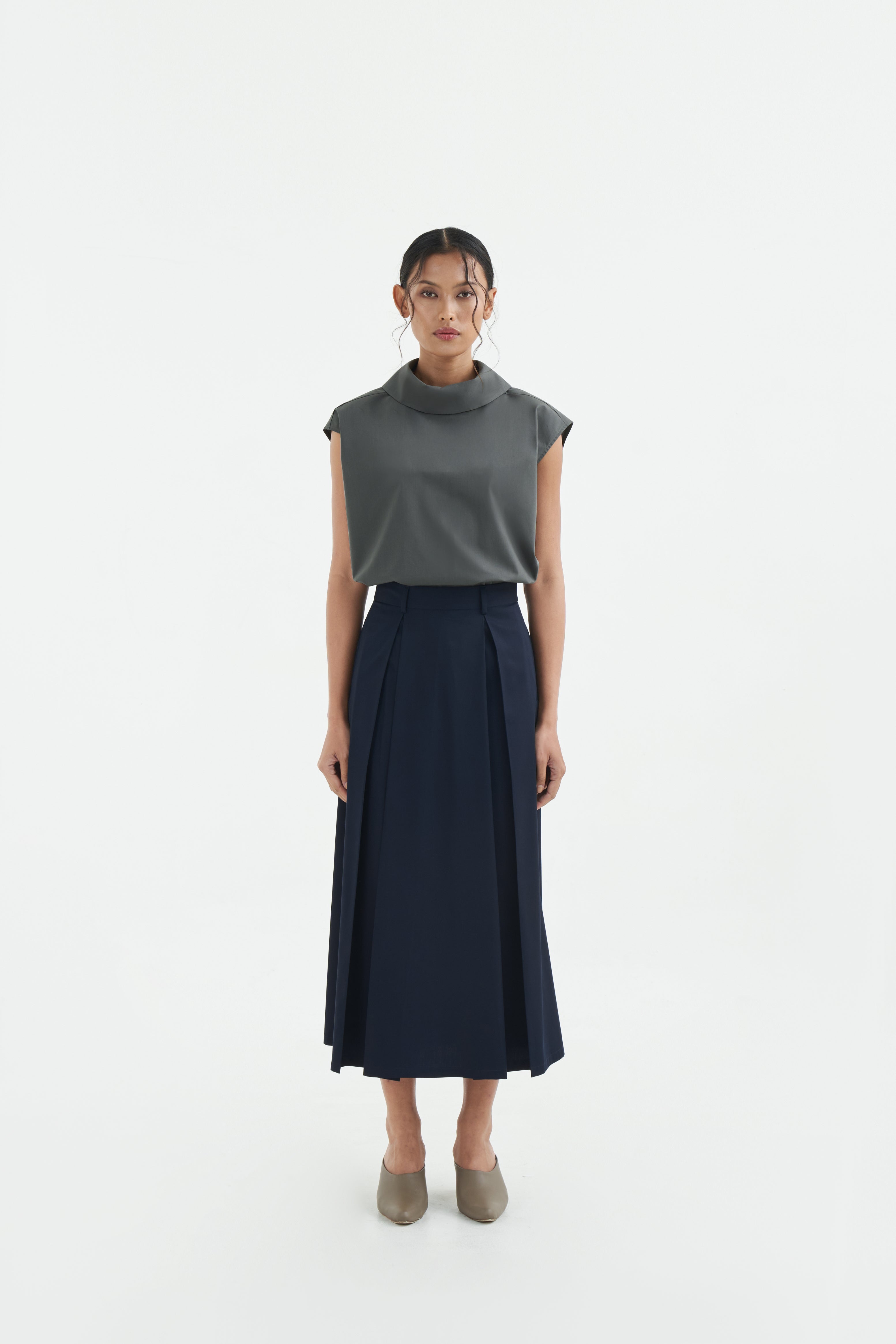 EMIYO SKIRT - Deep Navy