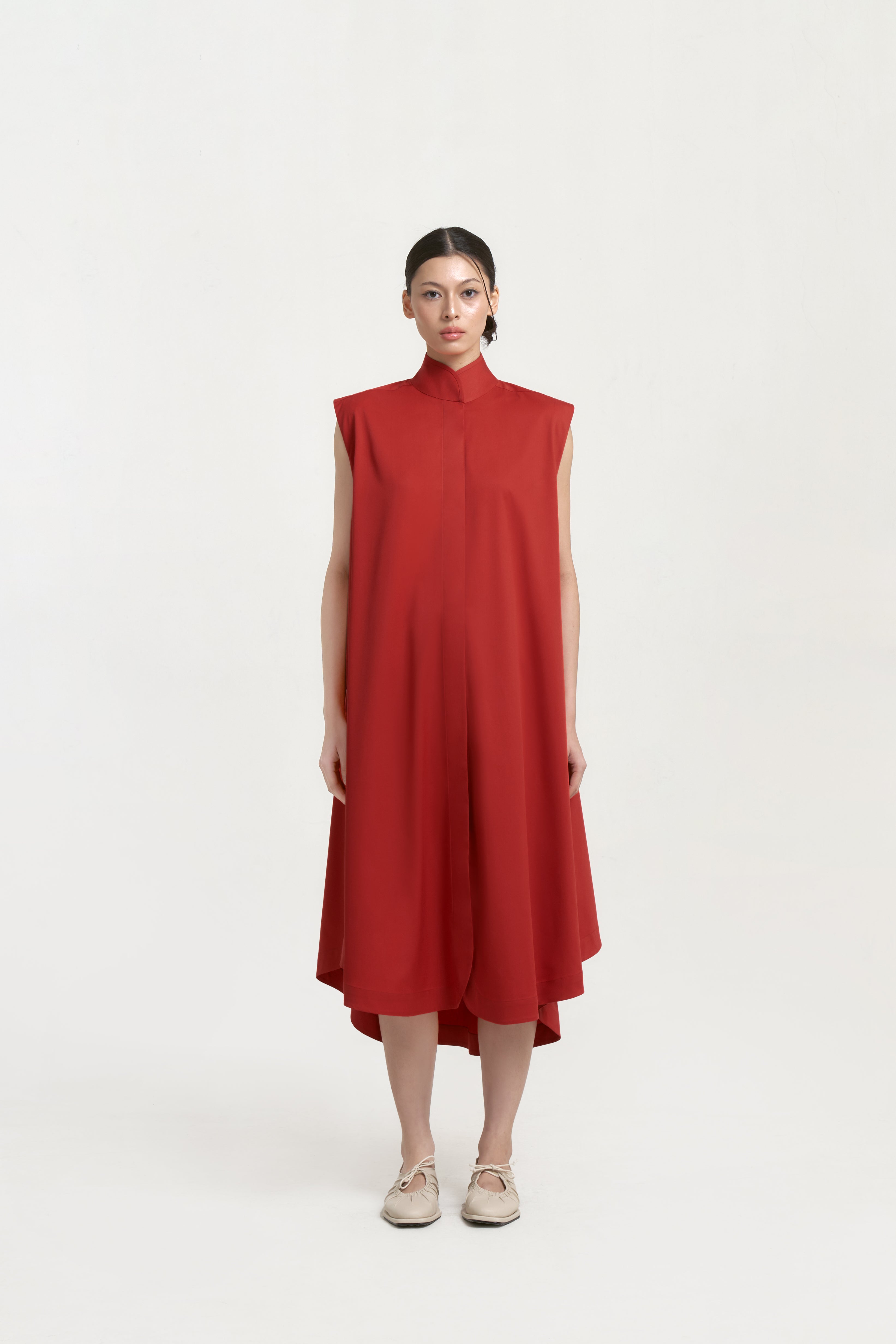 HIYO DRESS - Red Orange