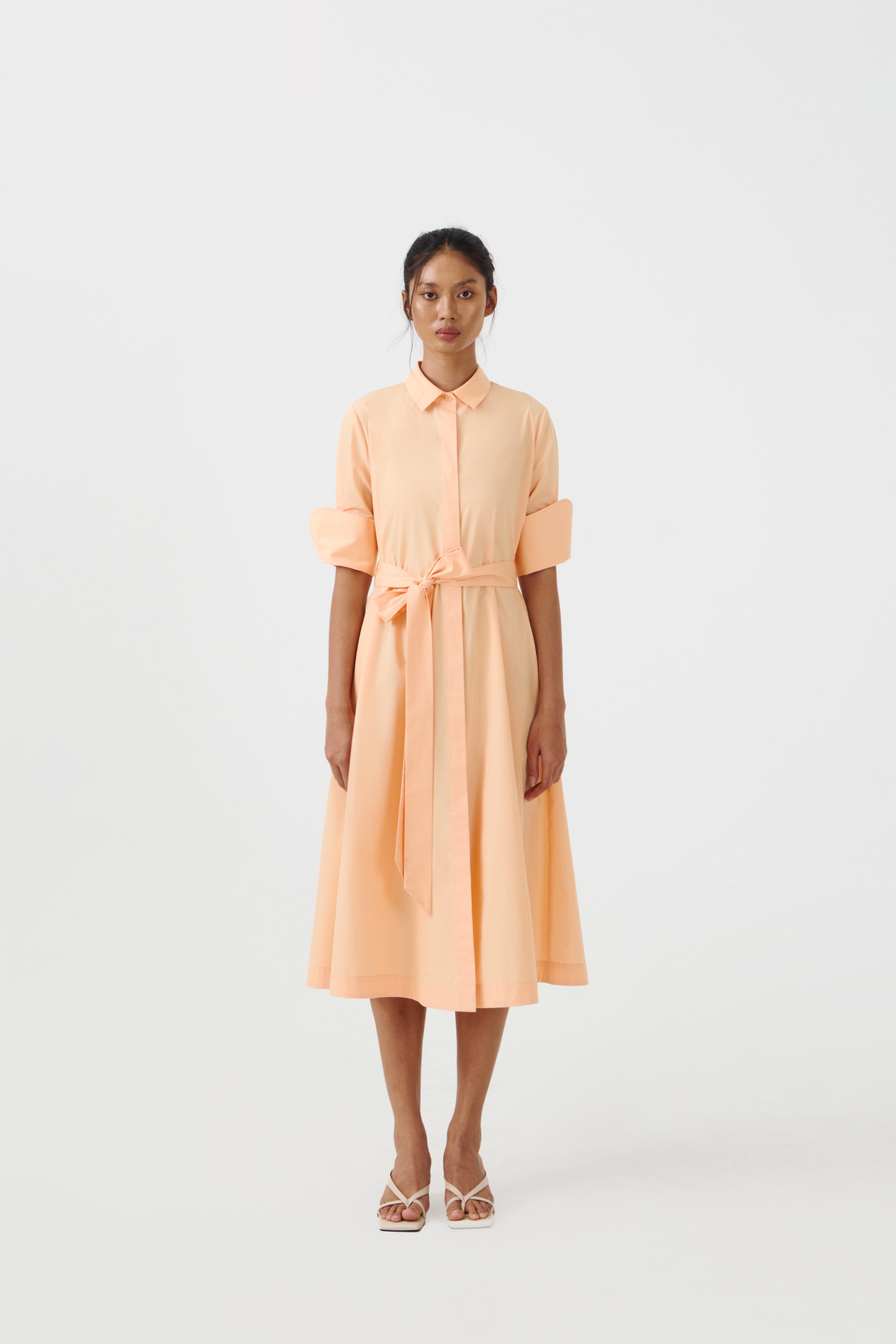 JUN DRESS - Peach