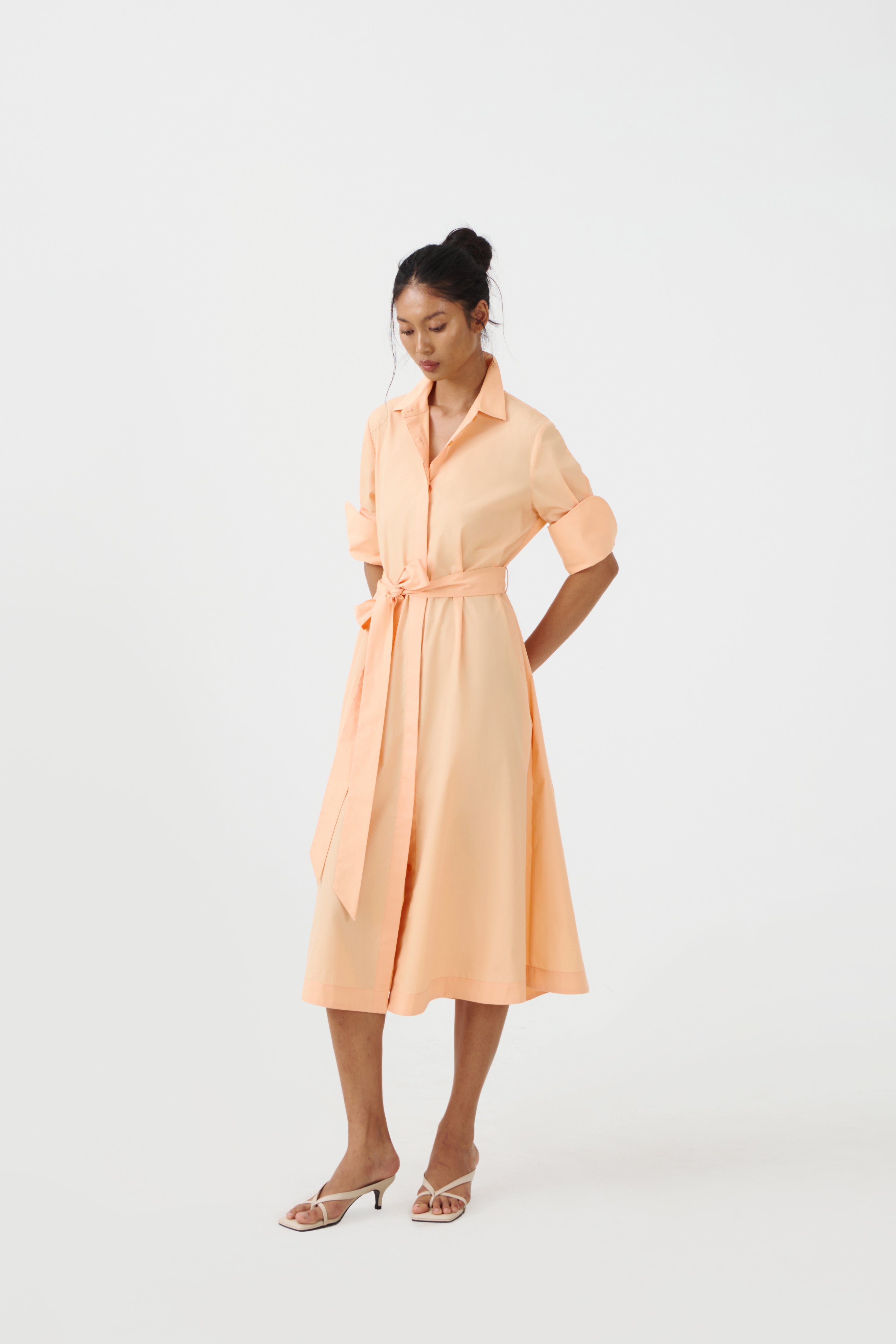 JUN DRESS - Peach