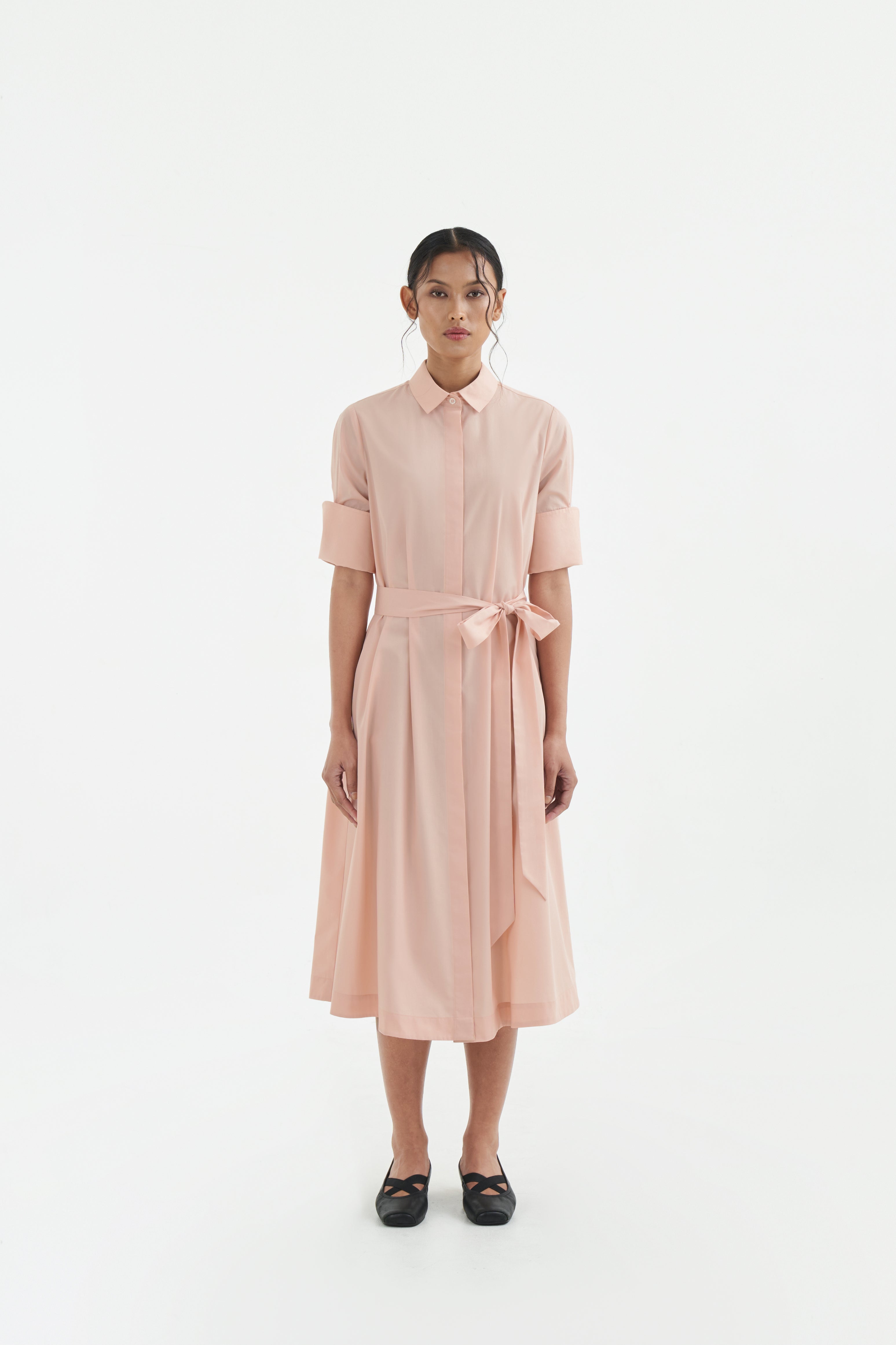 JUN DRESS - Pink Salt