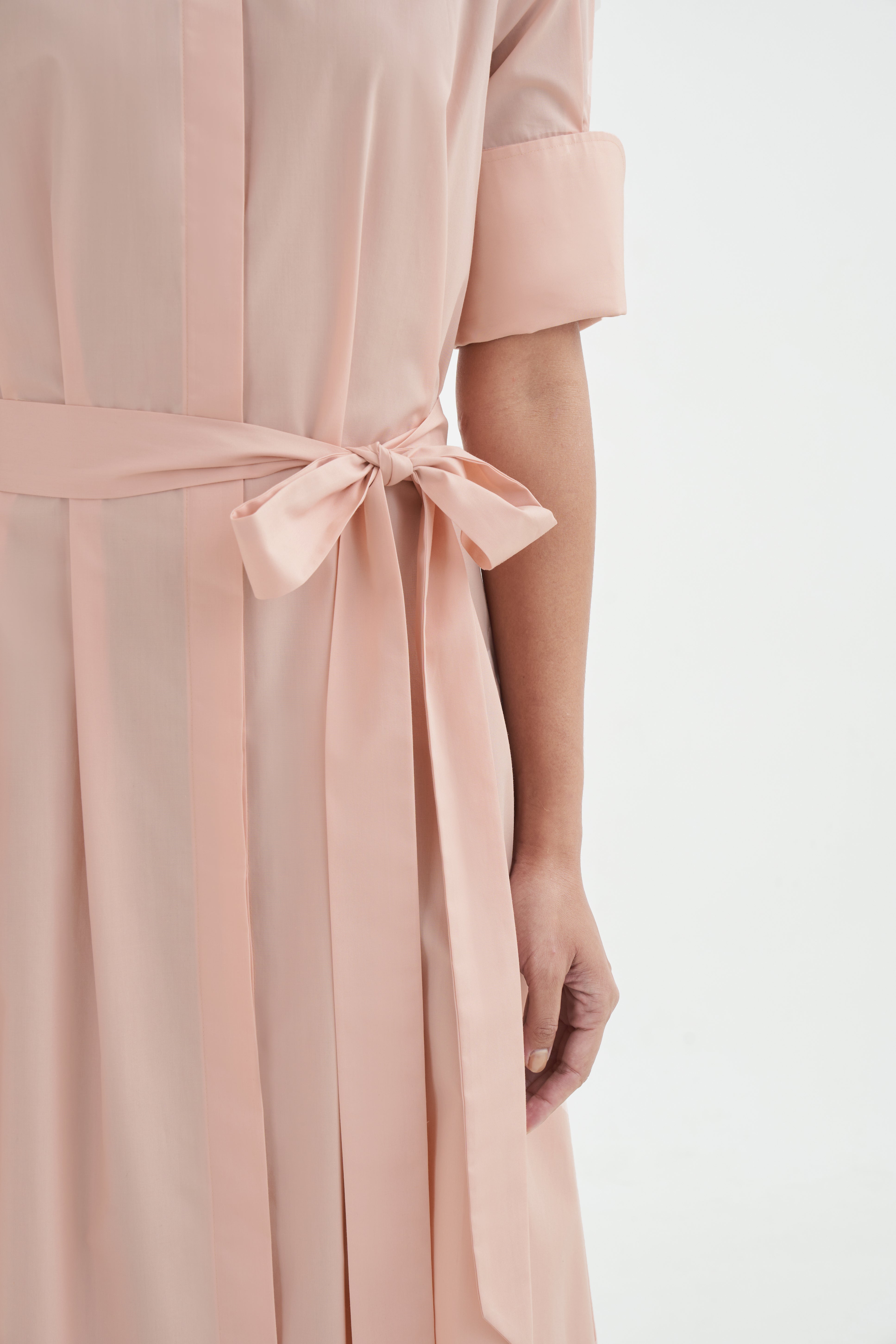 JUN DRESS - Pink Salt