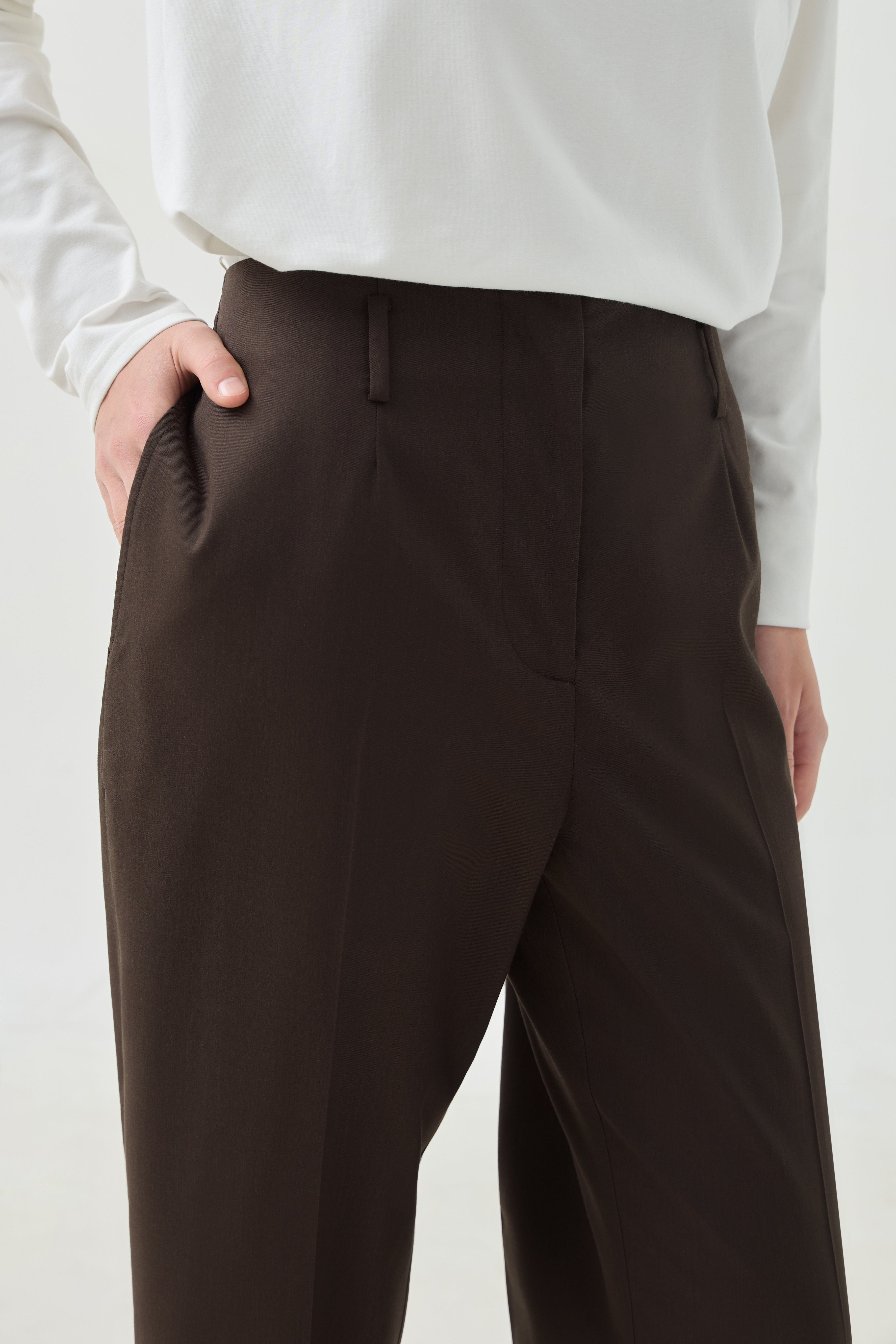 KAIRI PANTS - Espresso