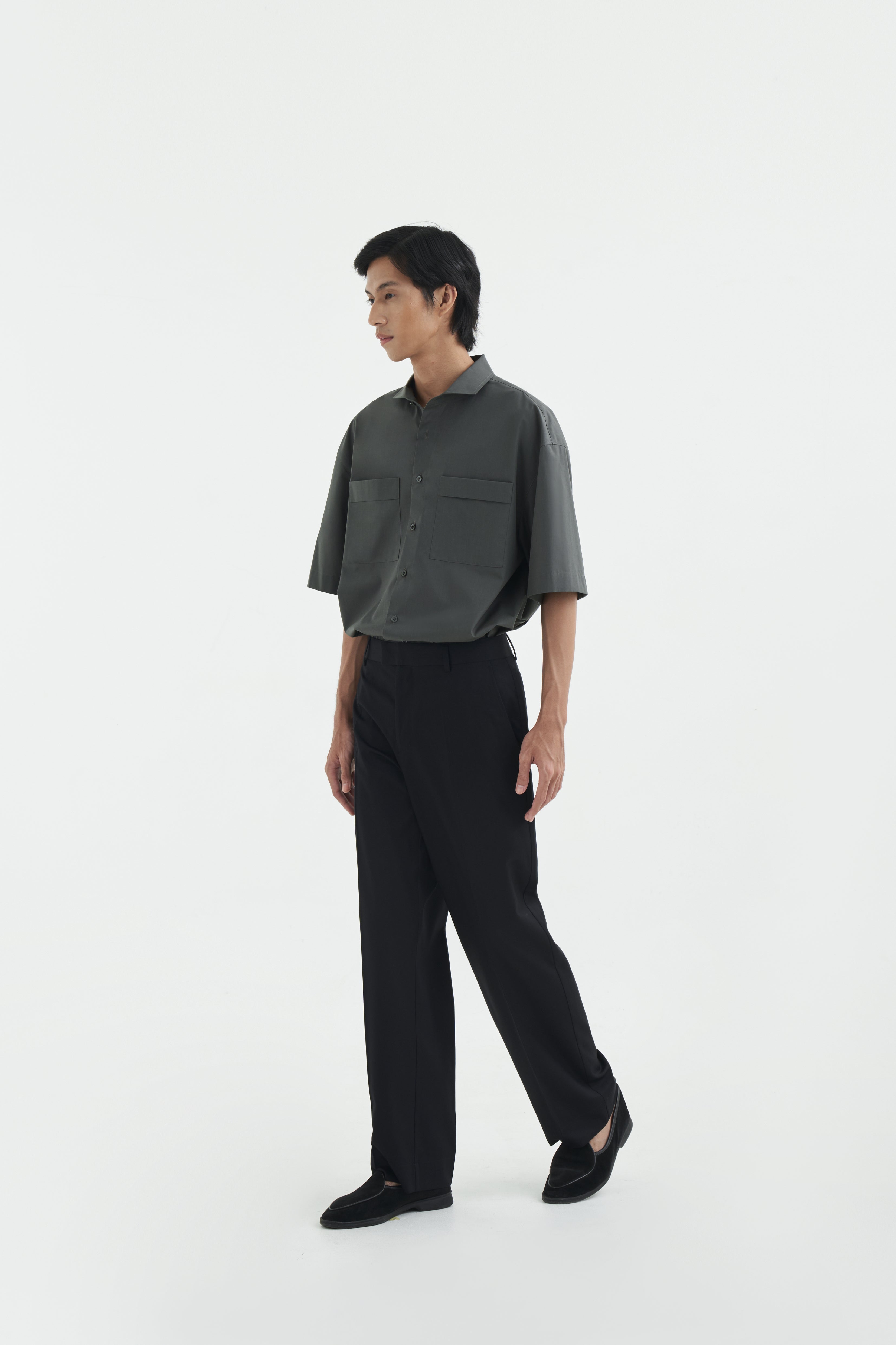 KAZURO PANTS - Black