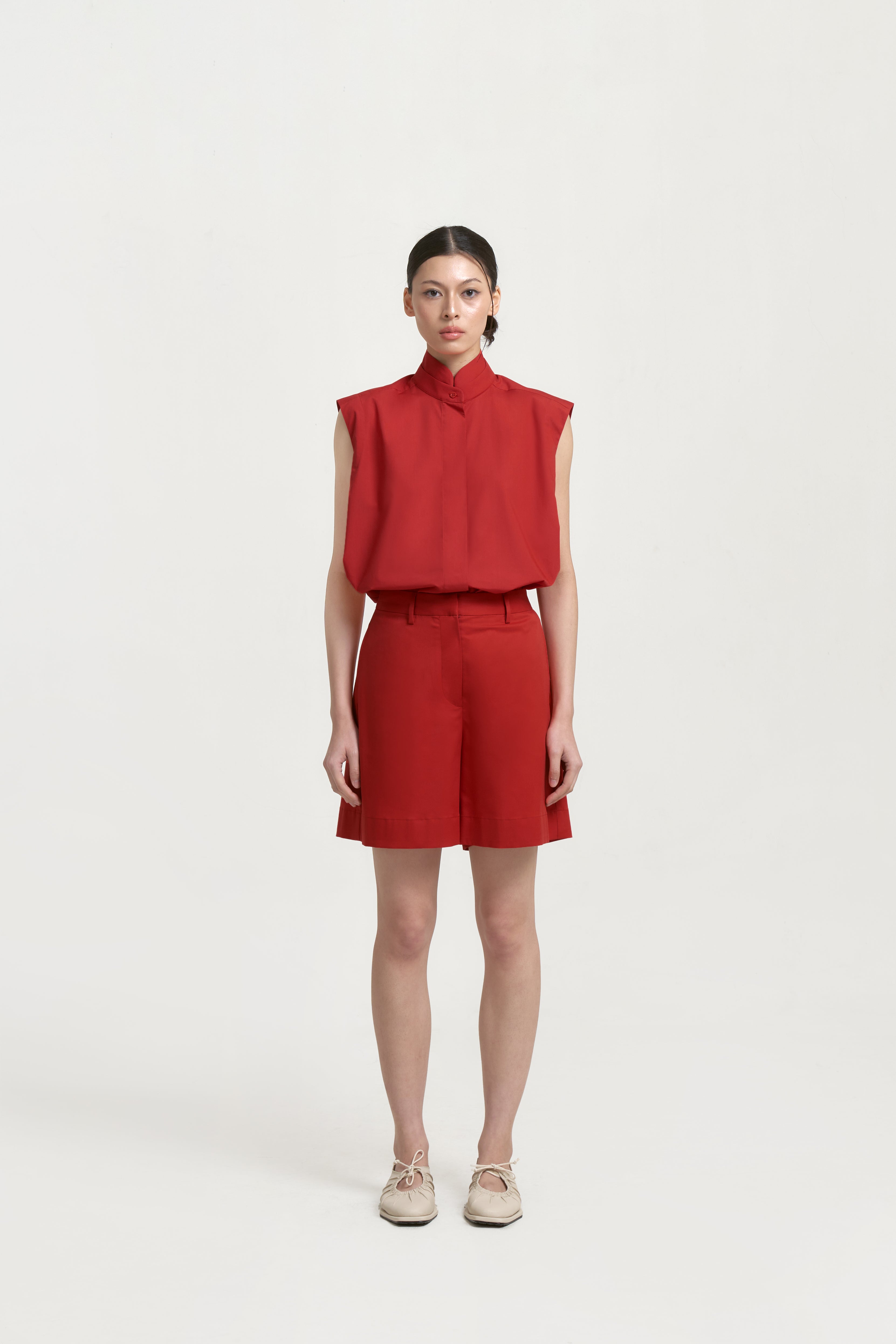 MAIRU SHORTS - Red Orange