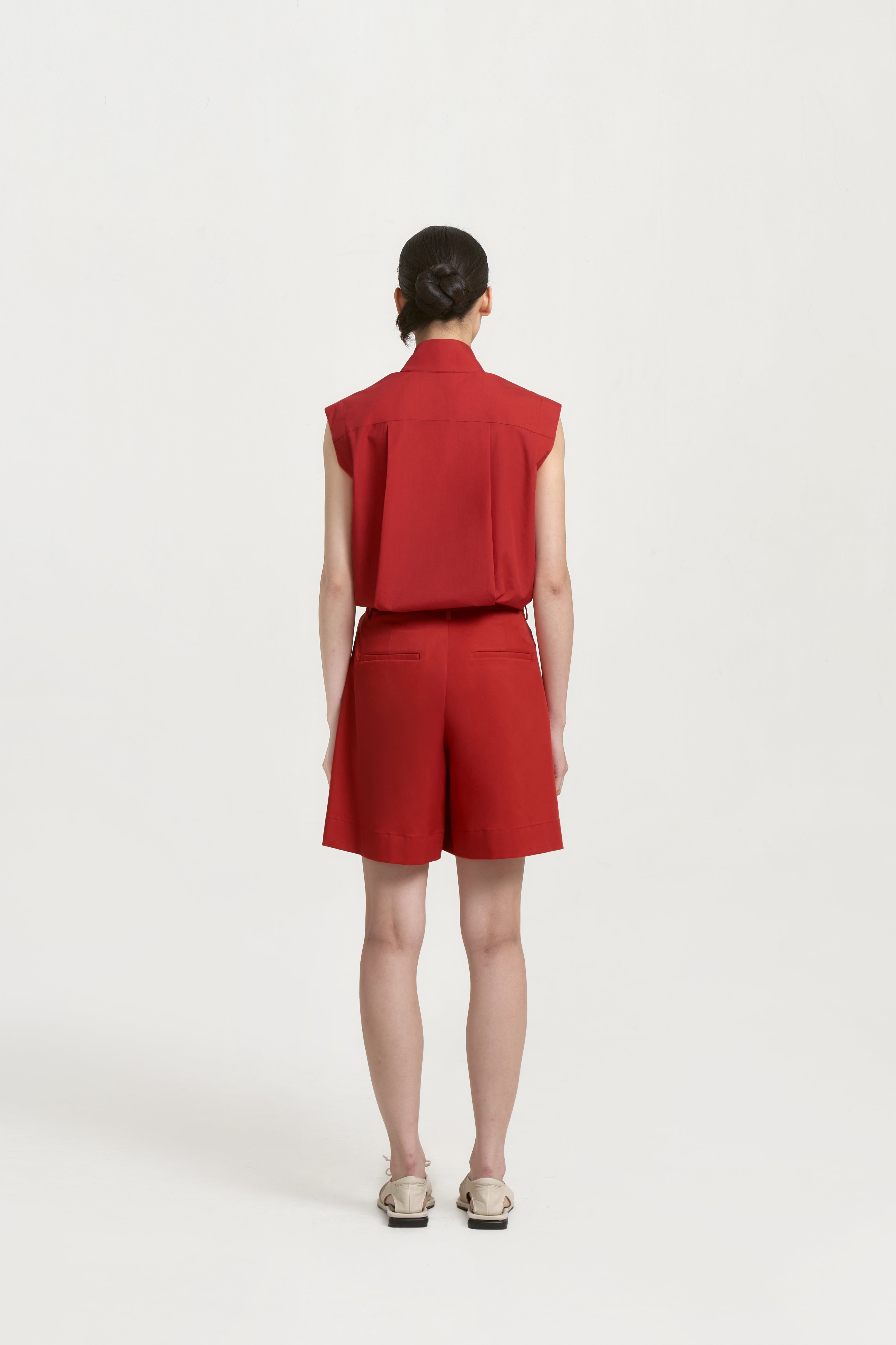 MAIRU SHORTS - Red Orange