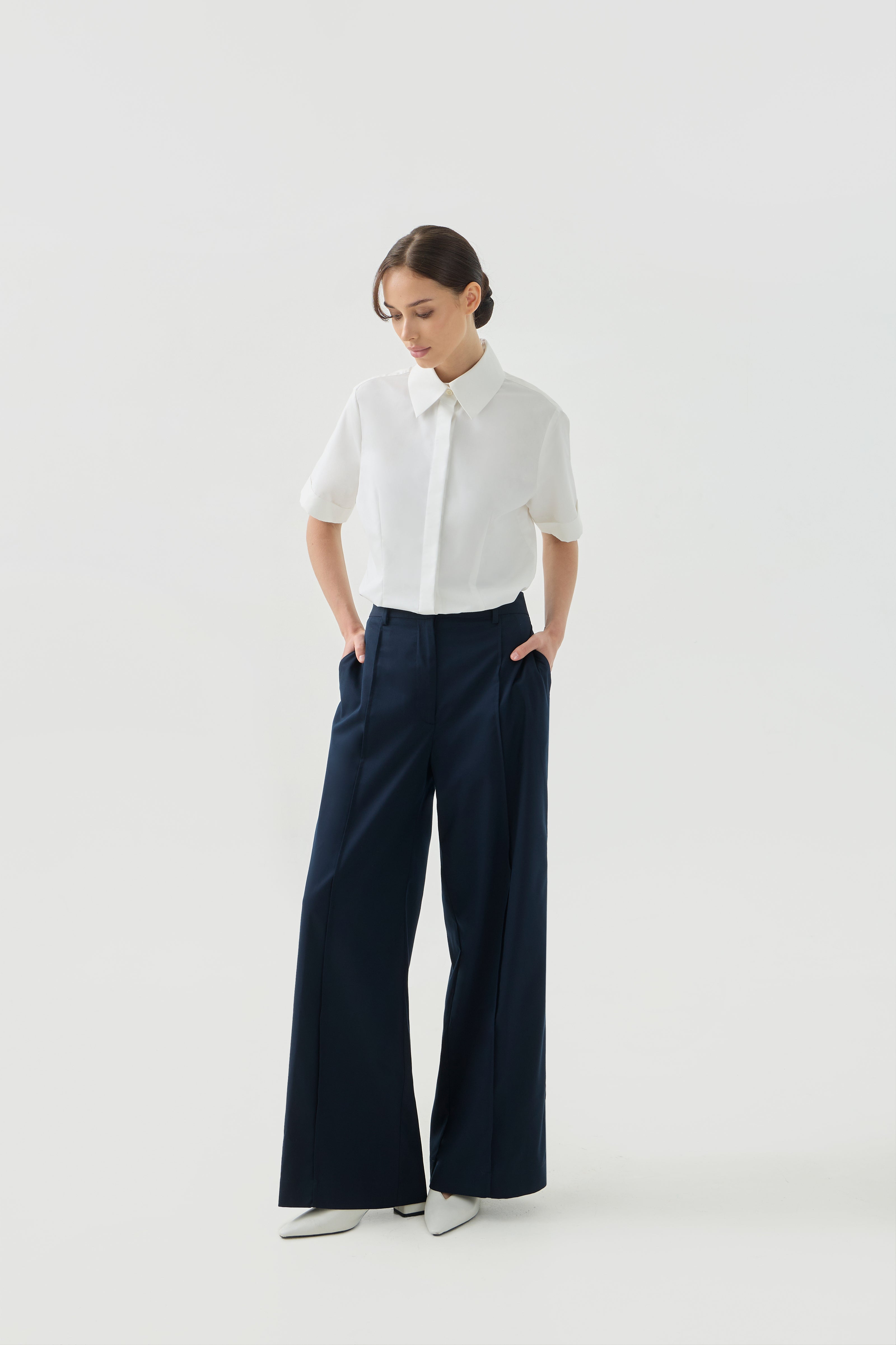 MICHIOKA PANTS - Deep Navy