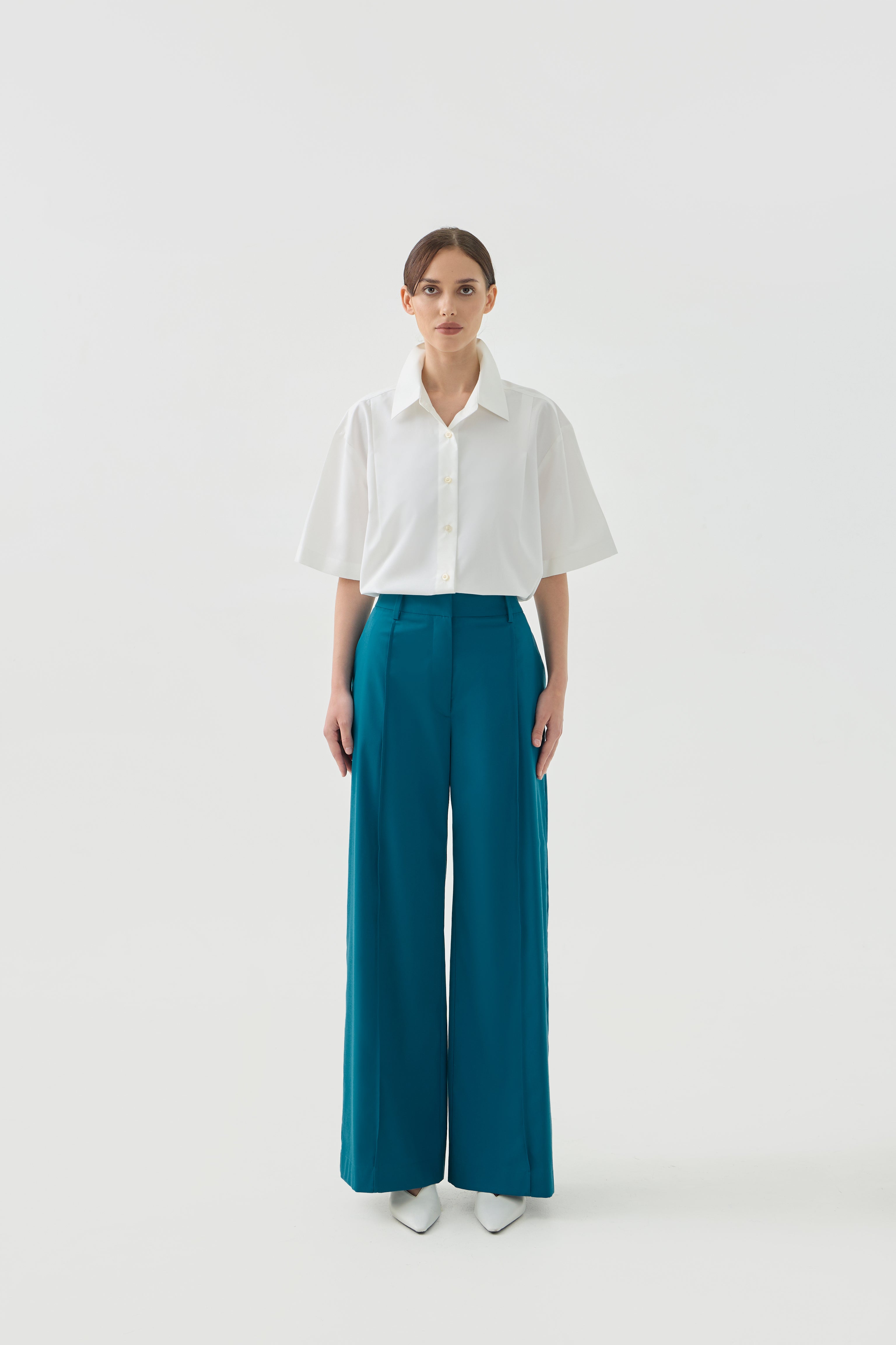 MICHIOKA PANTS - Ocean Teal