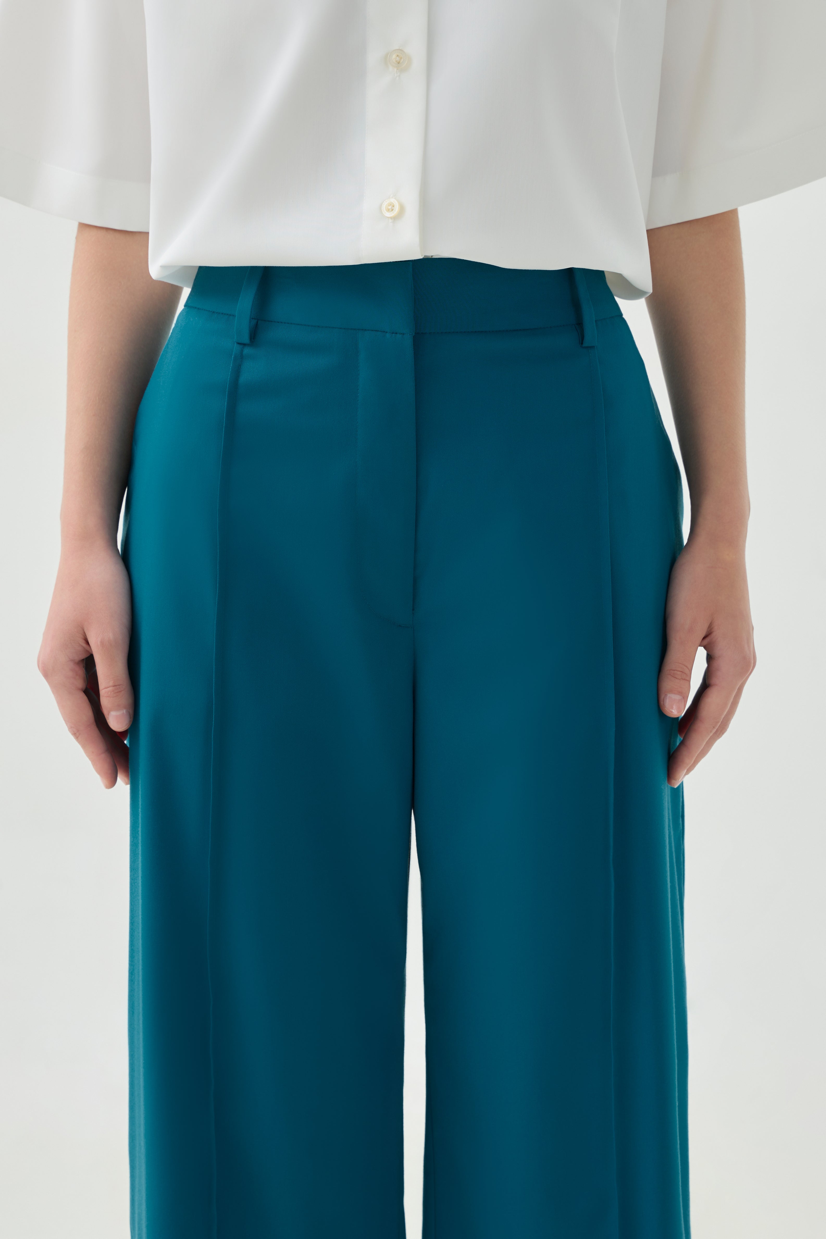 MICHIOKA PANTS - Ocean Teal