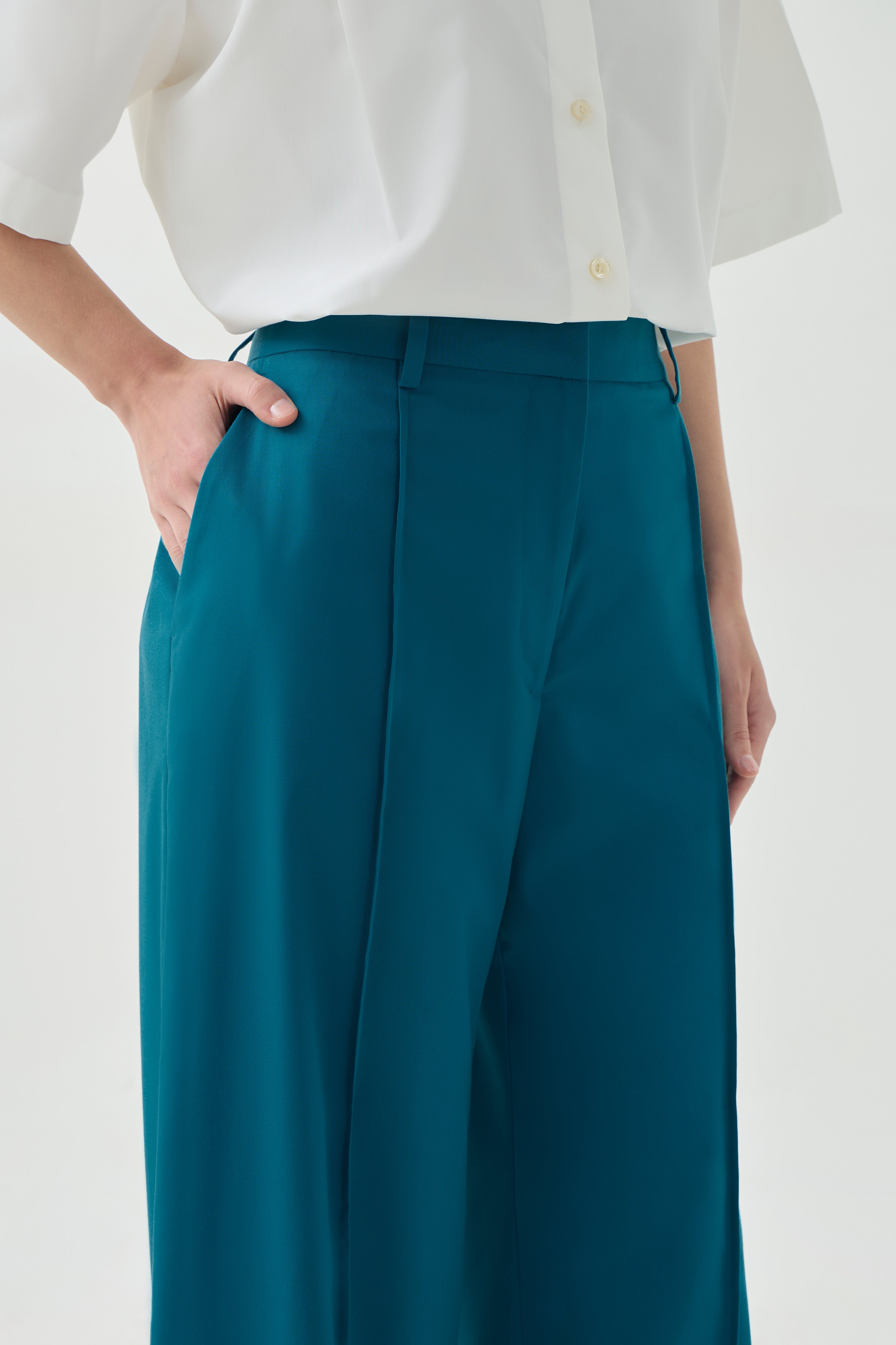 MICHIOKA PANTS - Ocean Teal