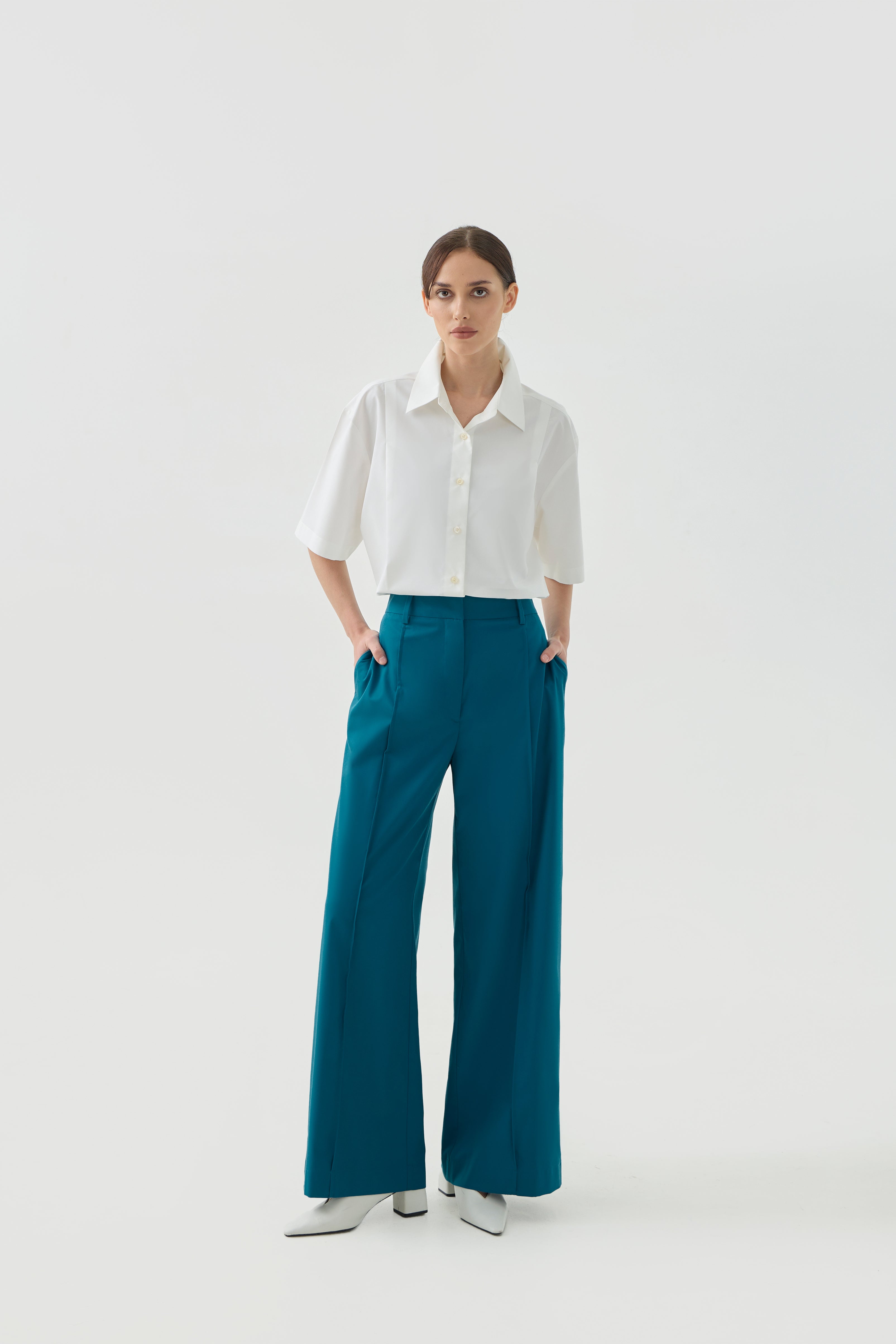 MICHIOKA PANTS - Ocean Teal