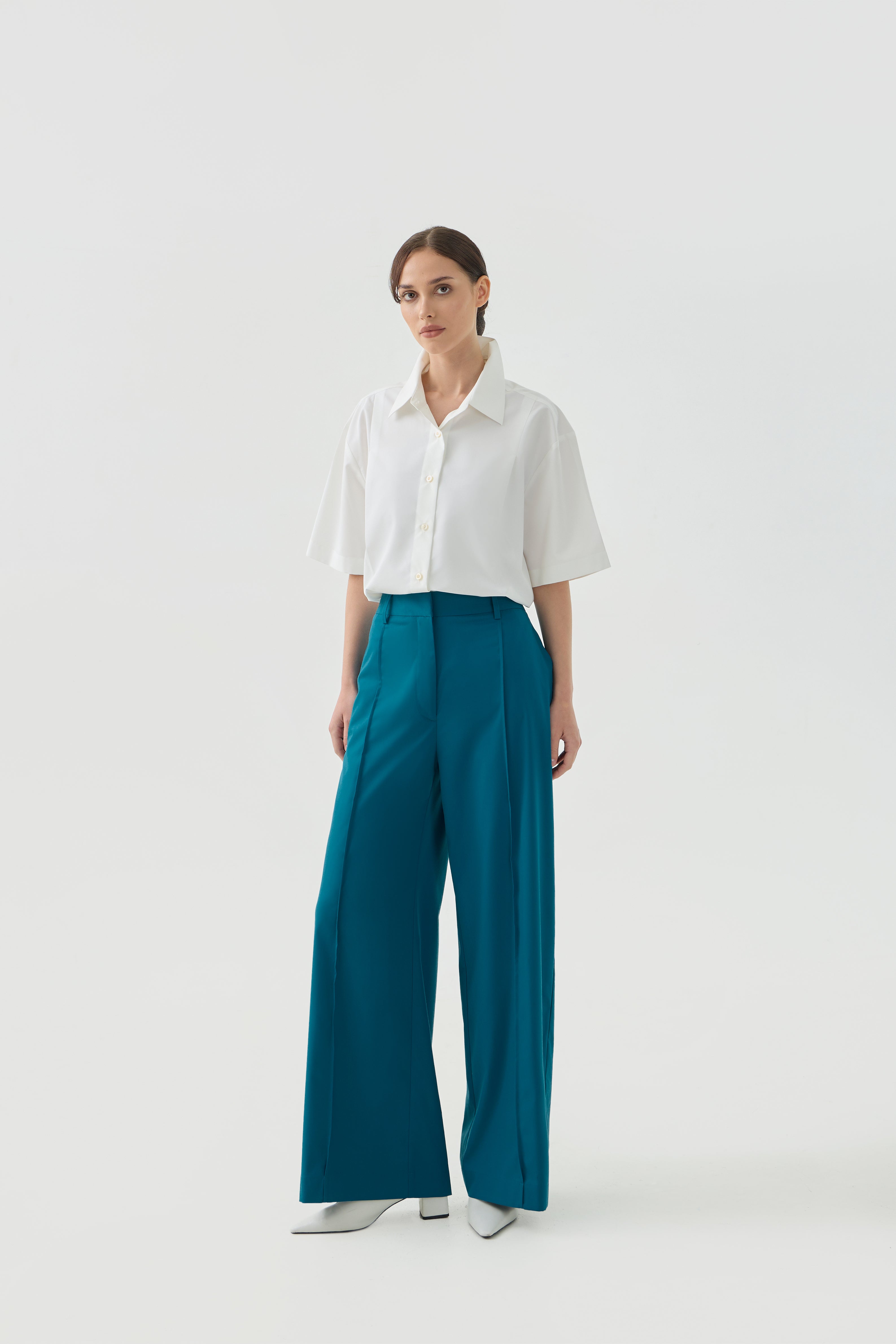 MICHIOKA PANTS - Ocean Teal