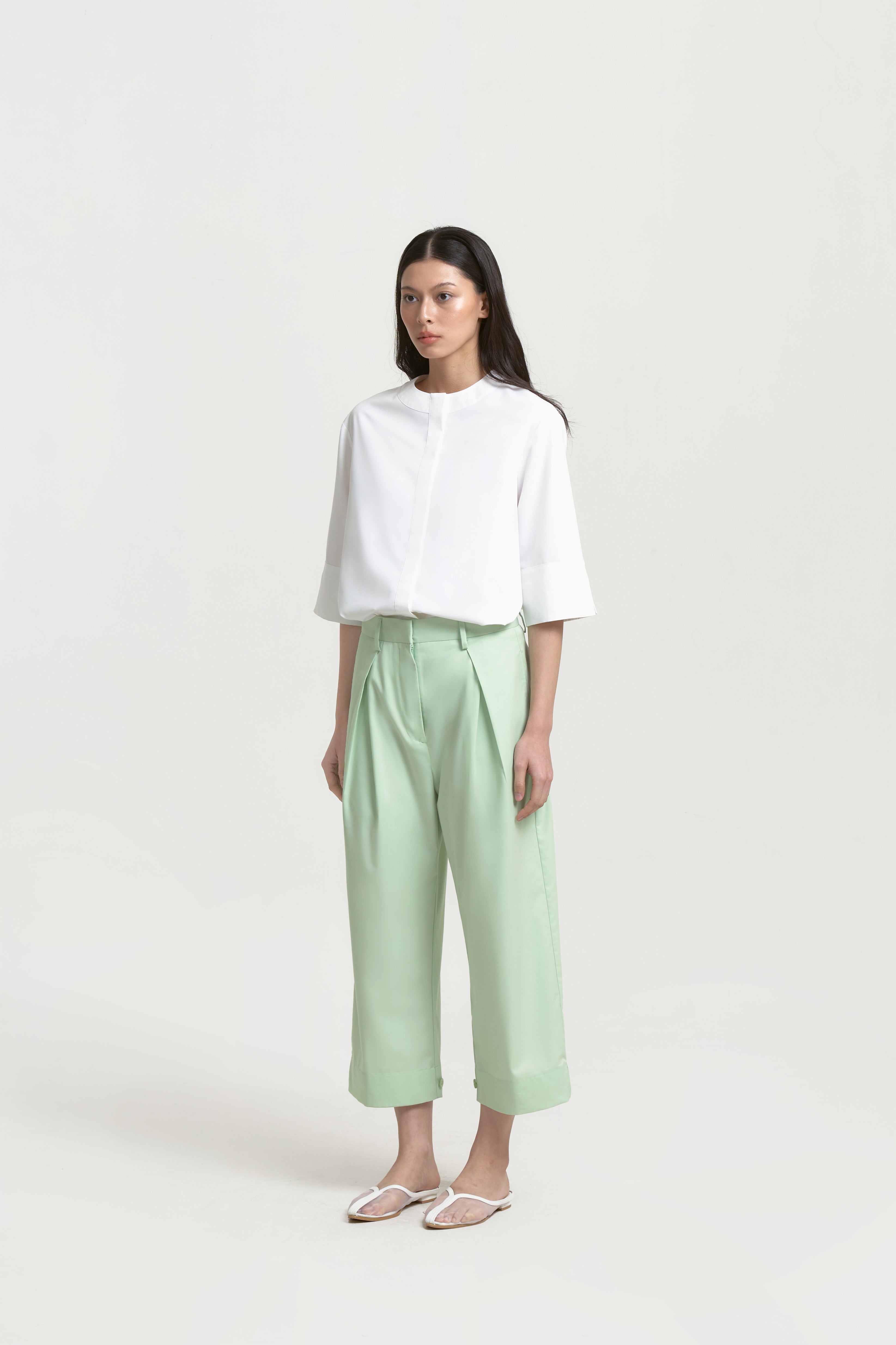 MOSHINA PANTS - Mint Green