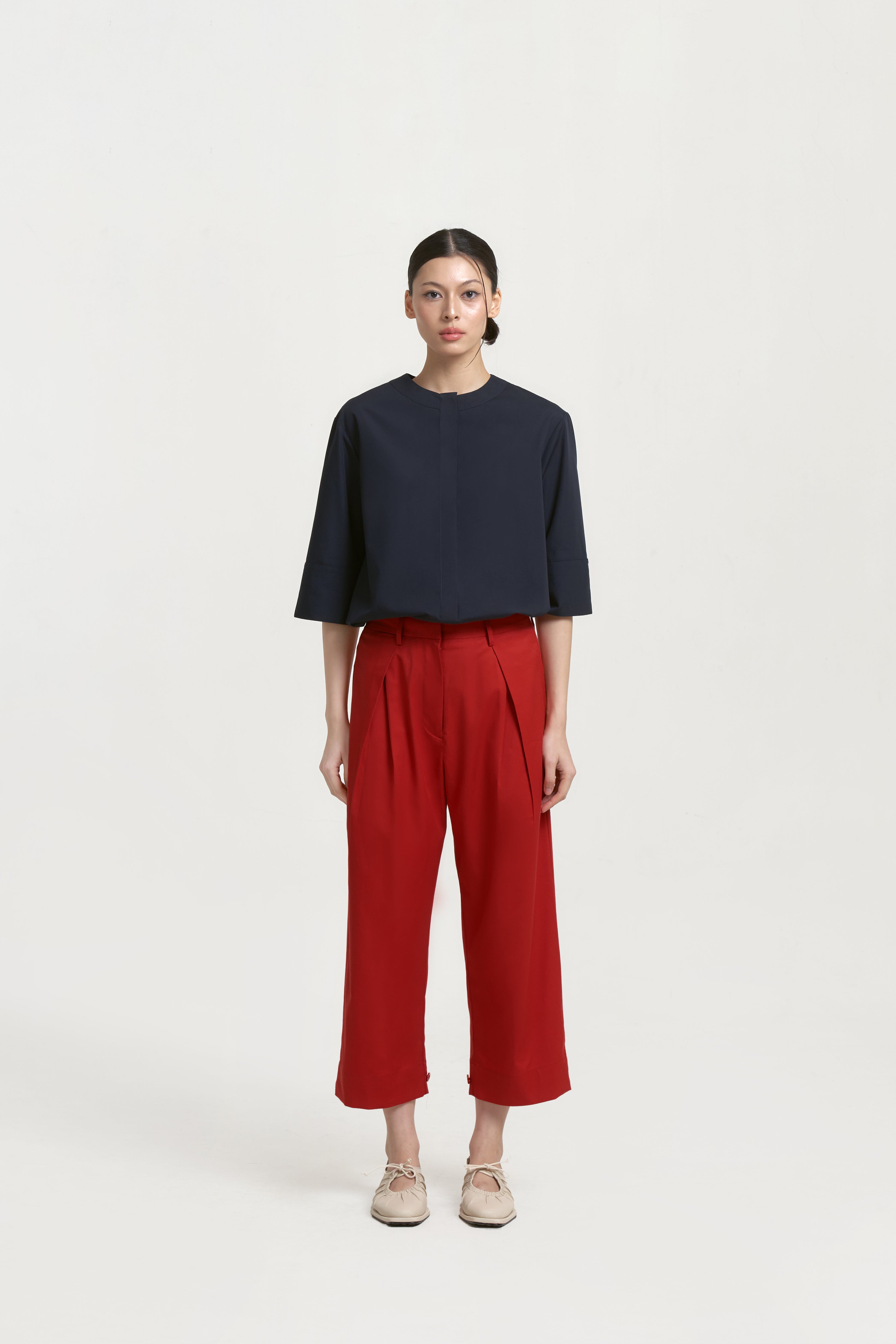 MOSHINA PANTS - Red Orange