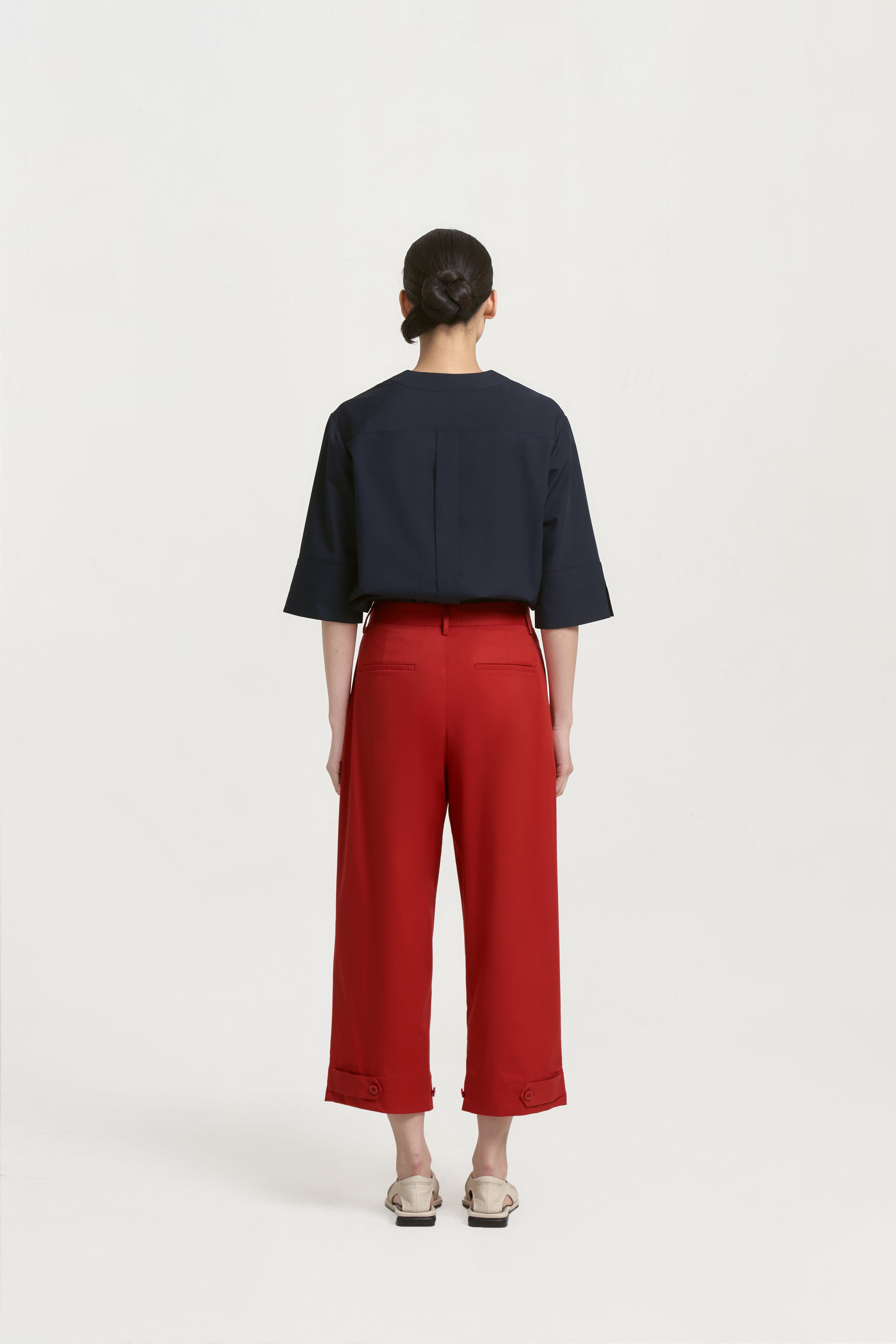MOSHINA PANTS - Red Orange