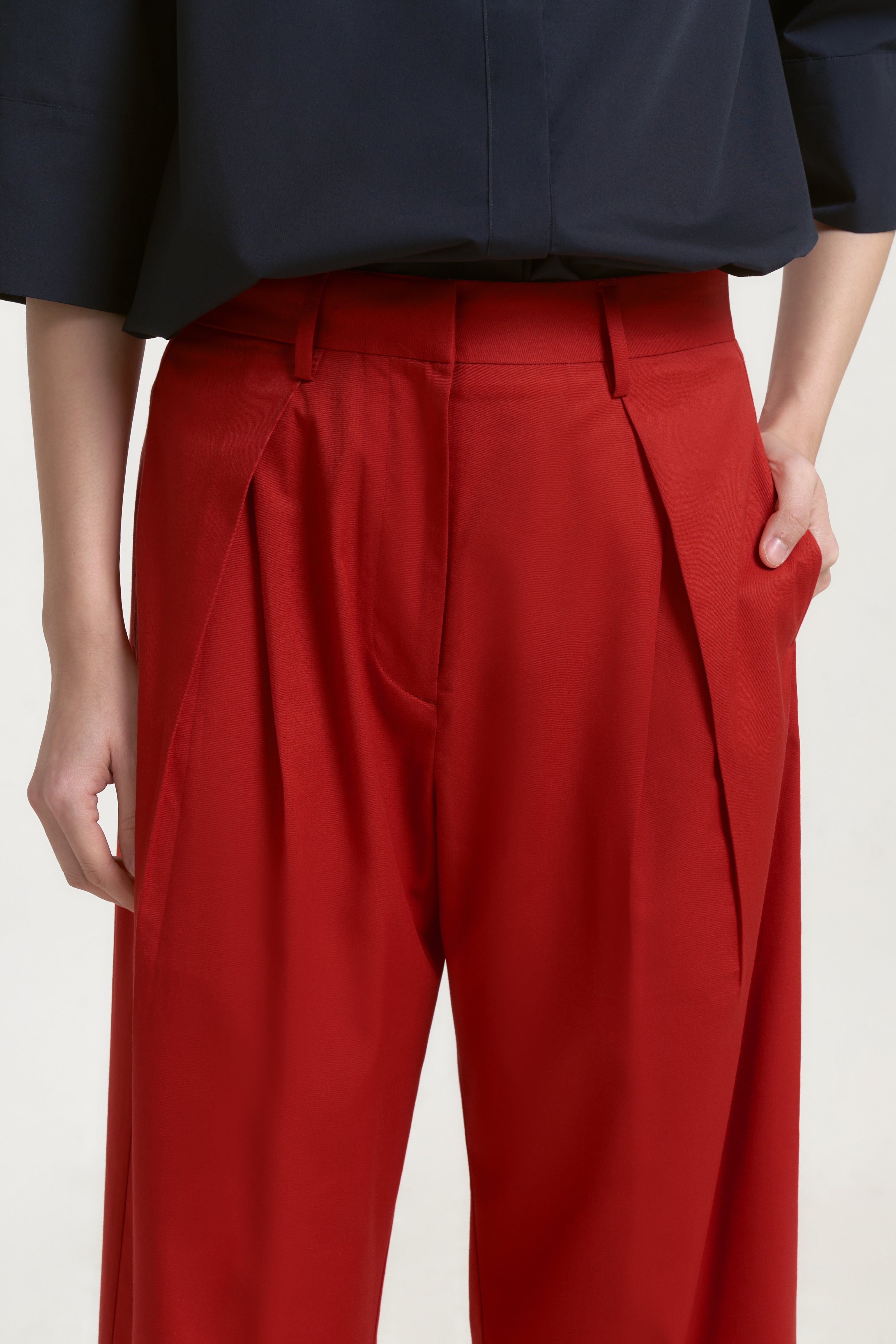 MOSHINA PANTS - Red Orange
