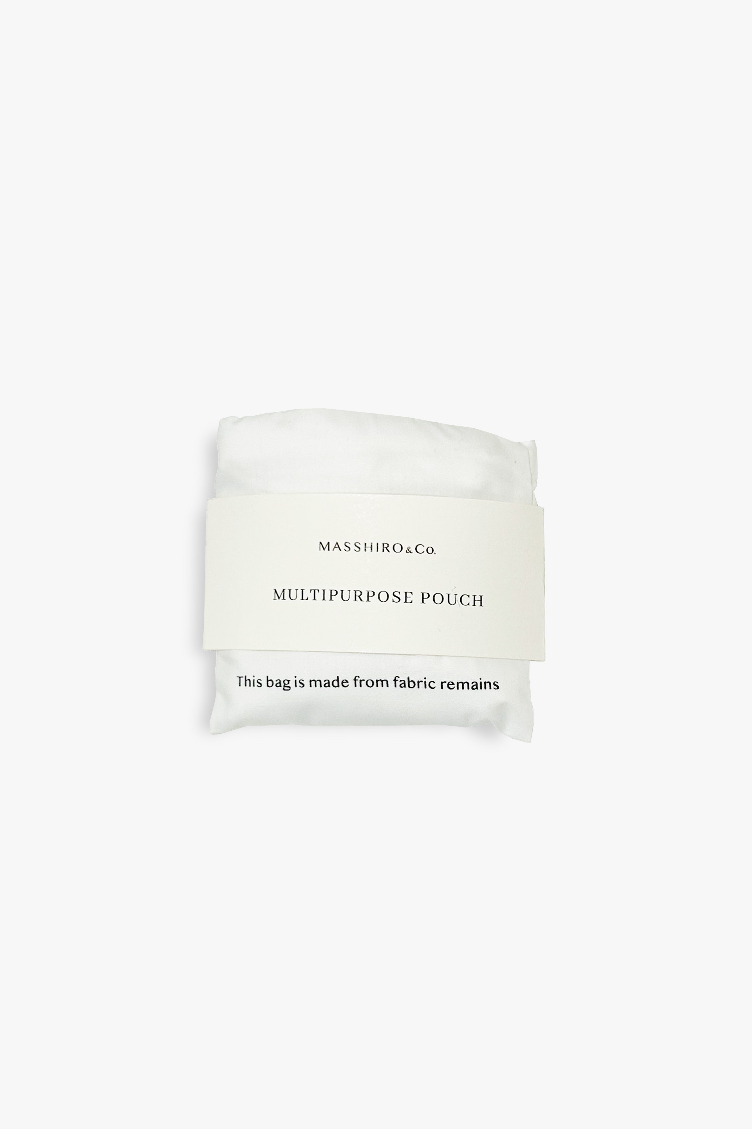 MASSHIRO&Co. MULTIPURPOSE POUCH - White