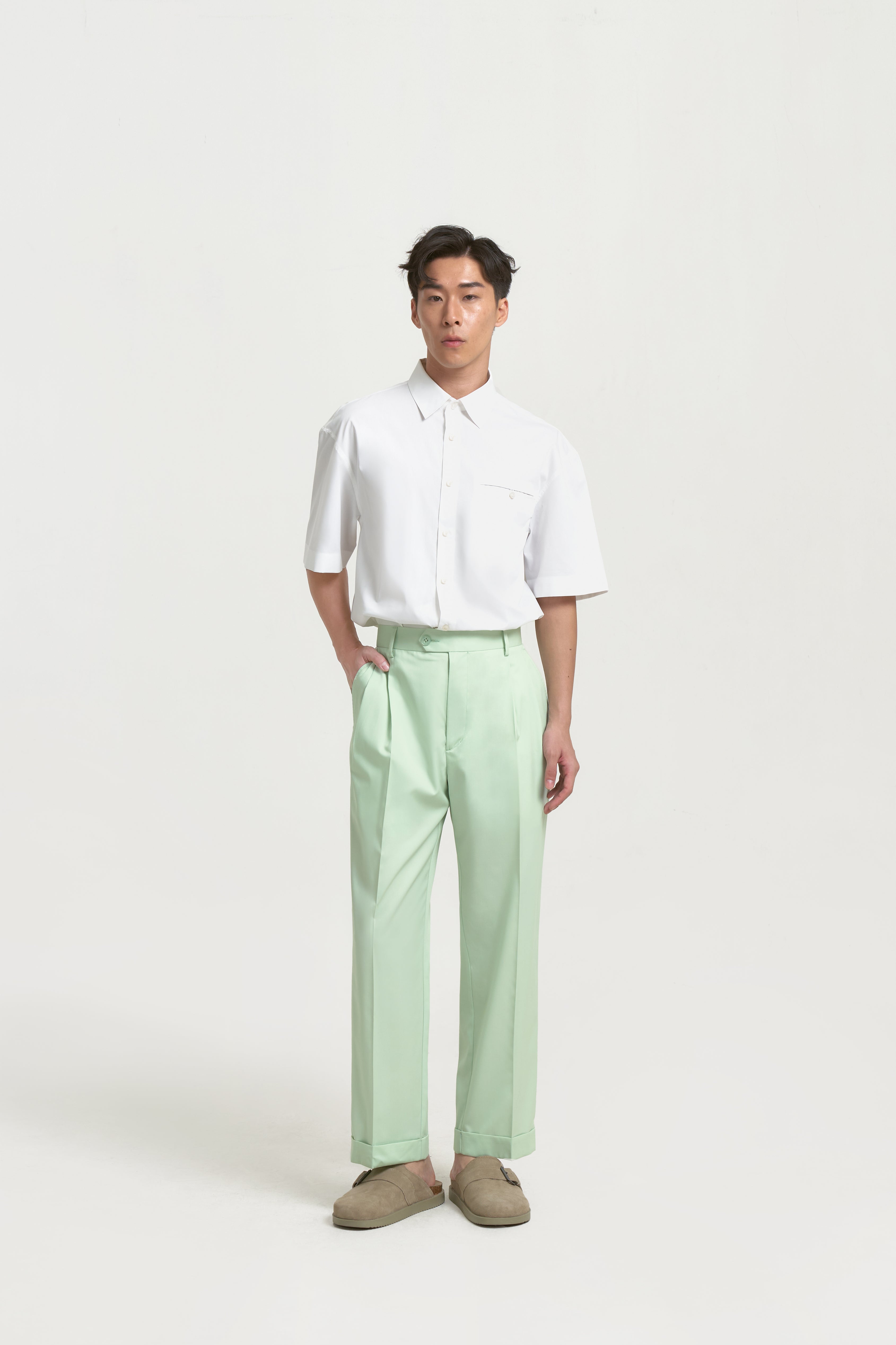 RYUGA PANTS - Mint Green