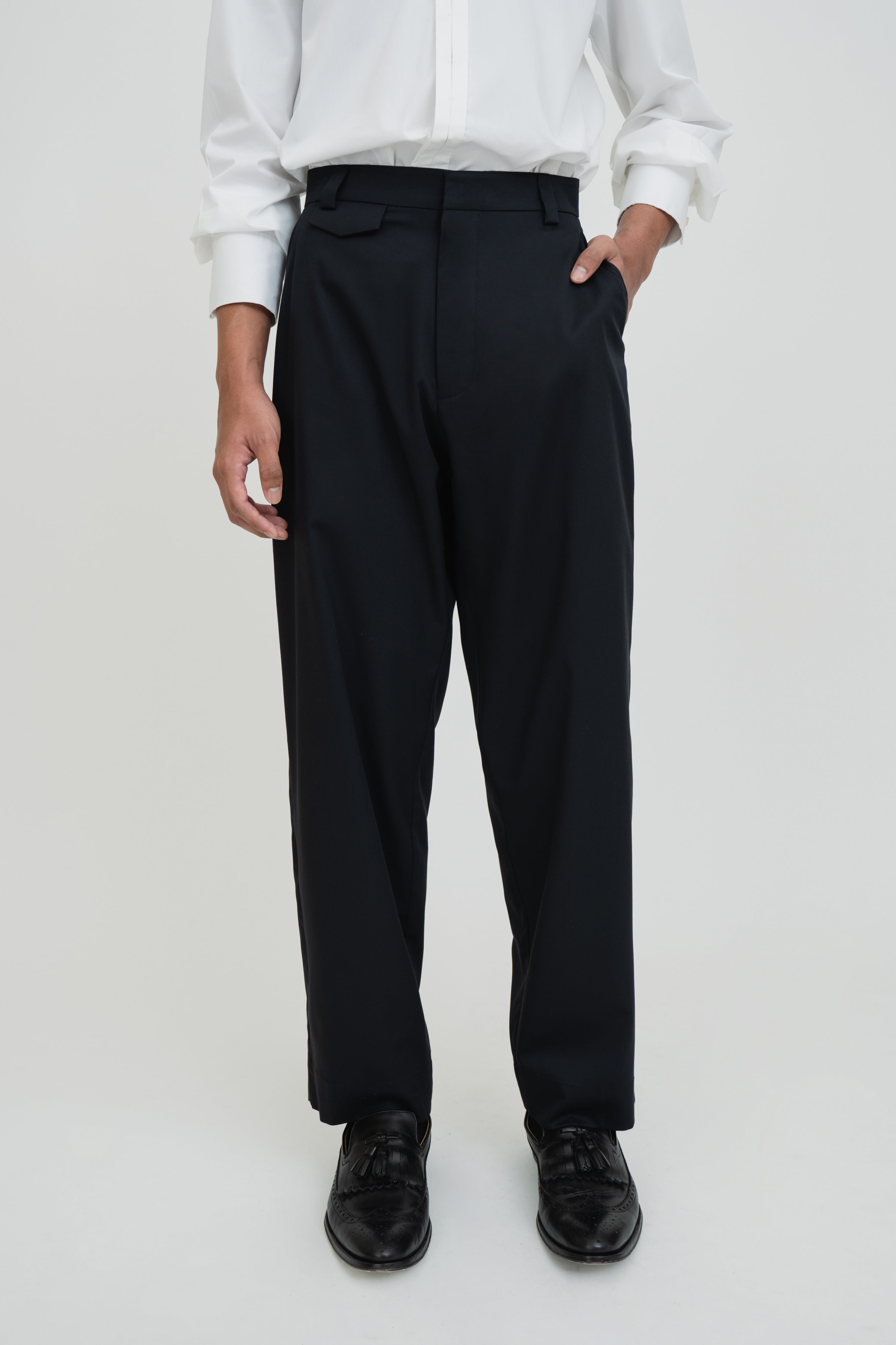 RINTO PANTS - Black