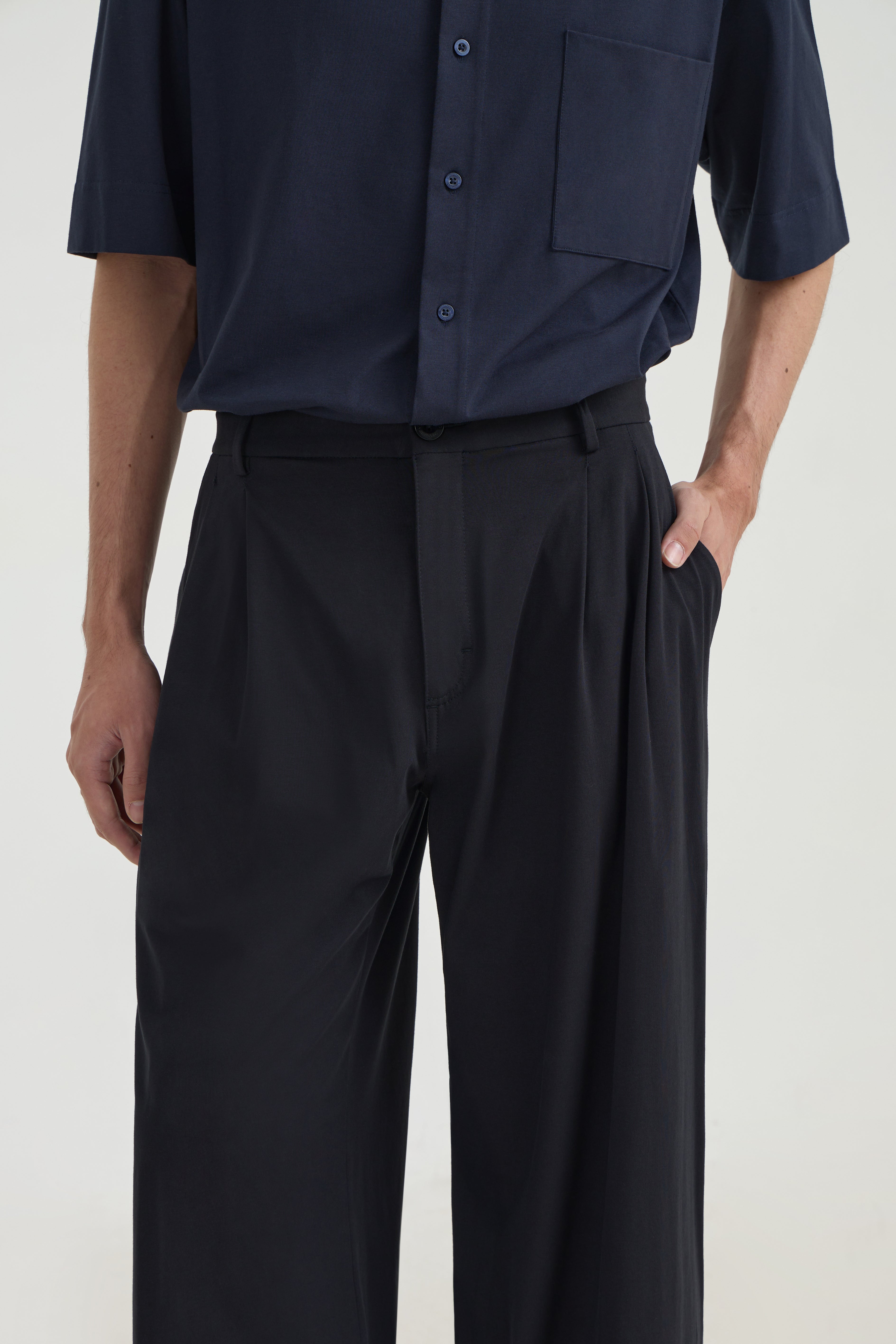 TADASHI PANTS - Black