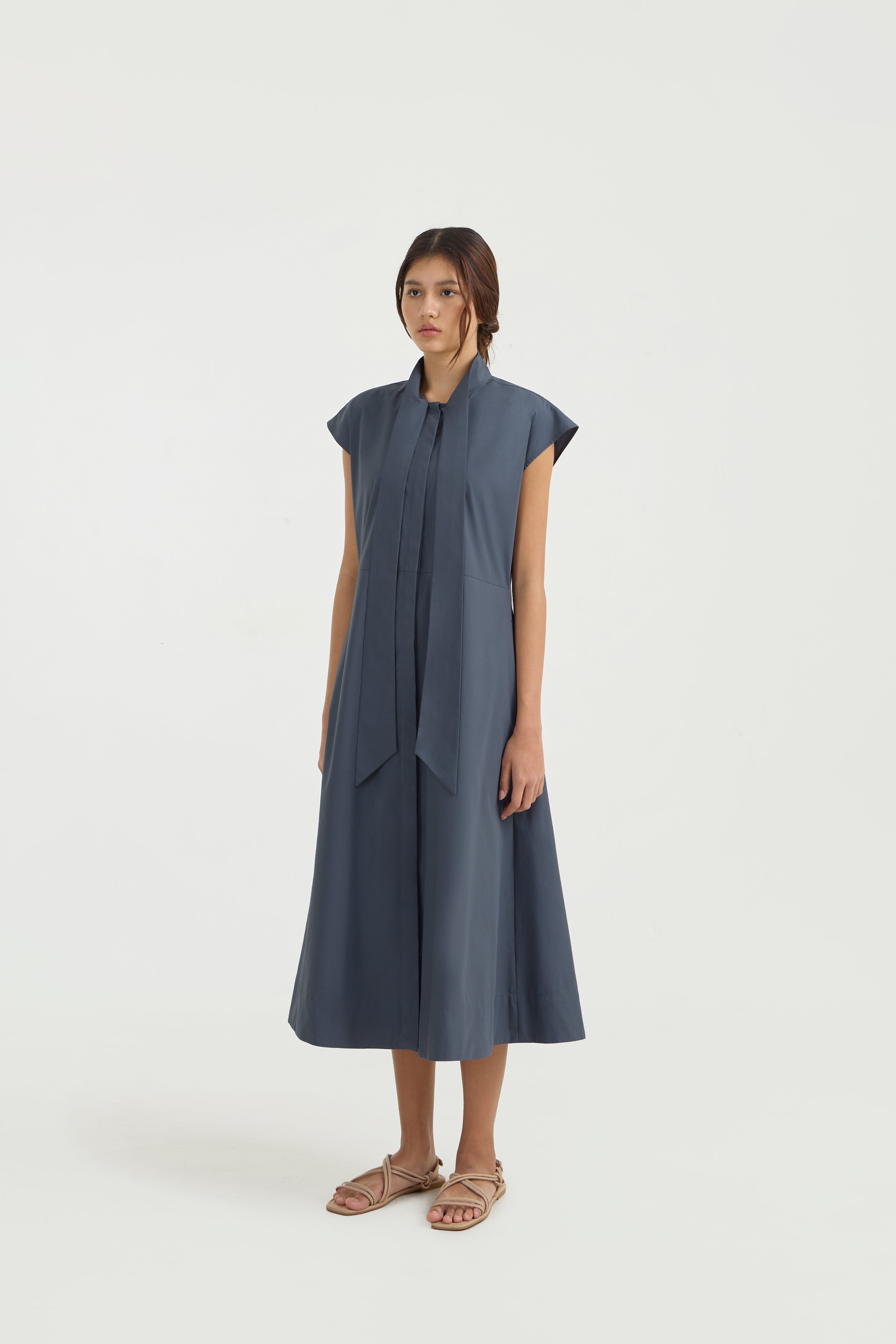 YOKU DRESS - Storm Blue