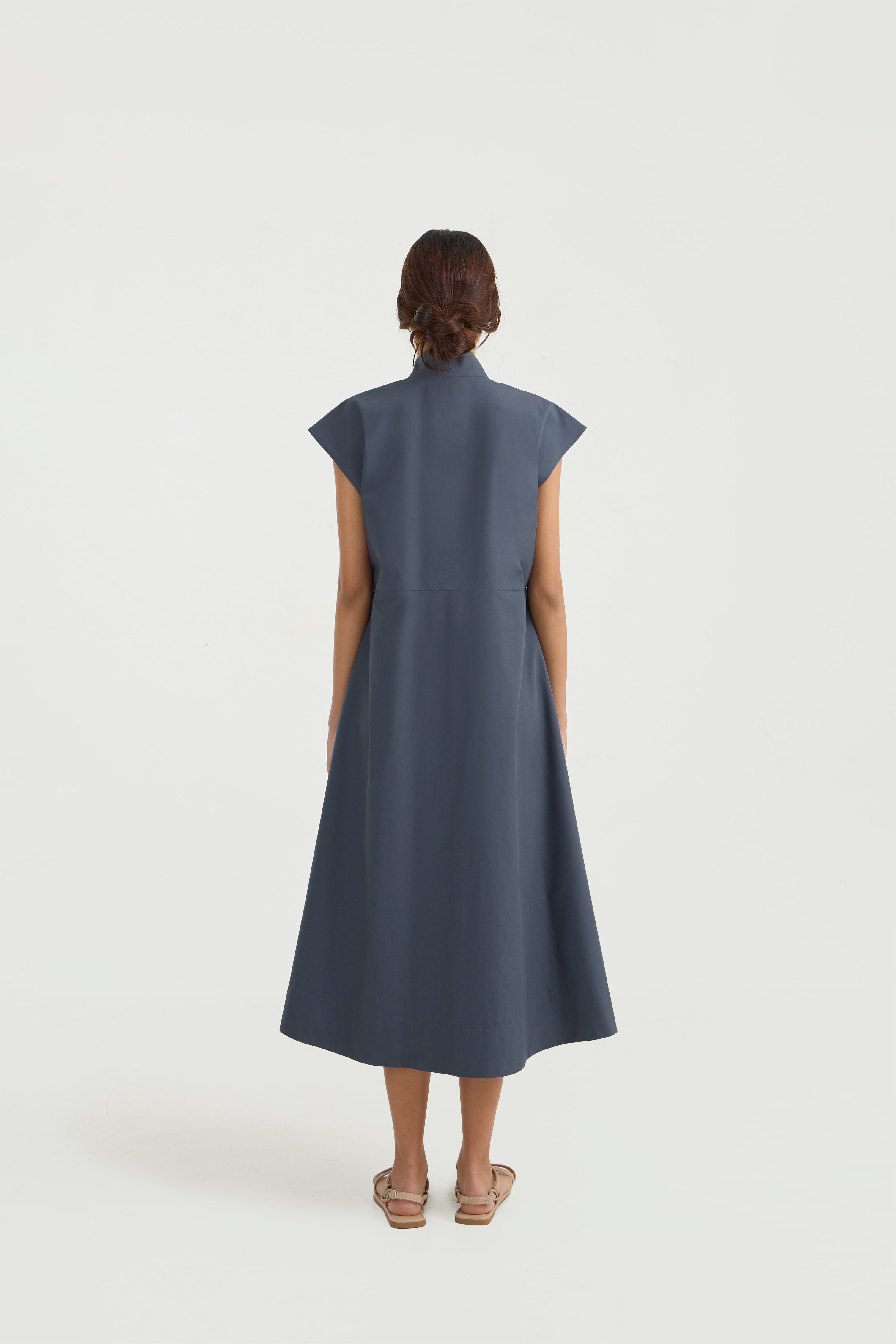 YOKU DRESS - Storm Blue