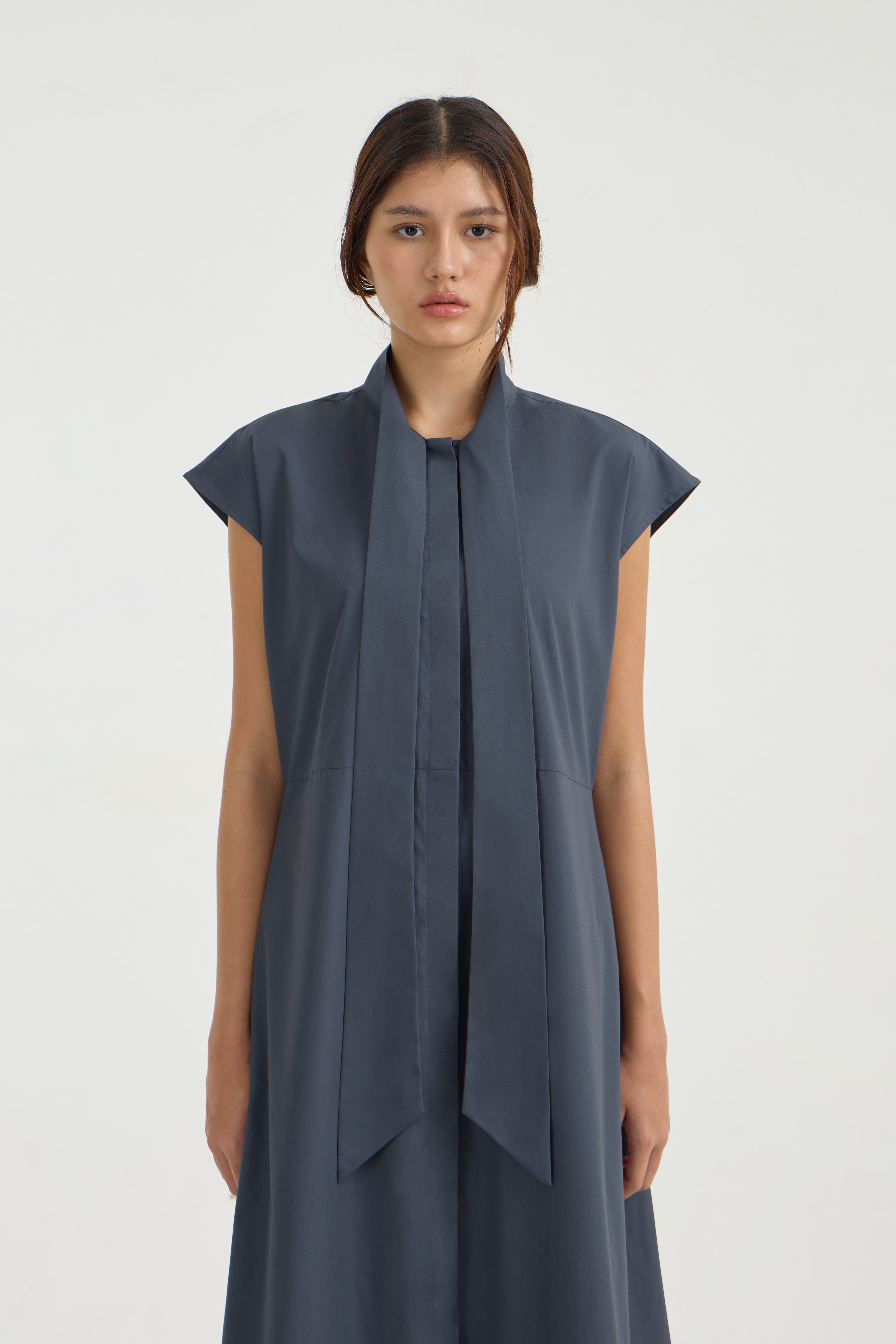 YOKU DRESS - Storm Blue