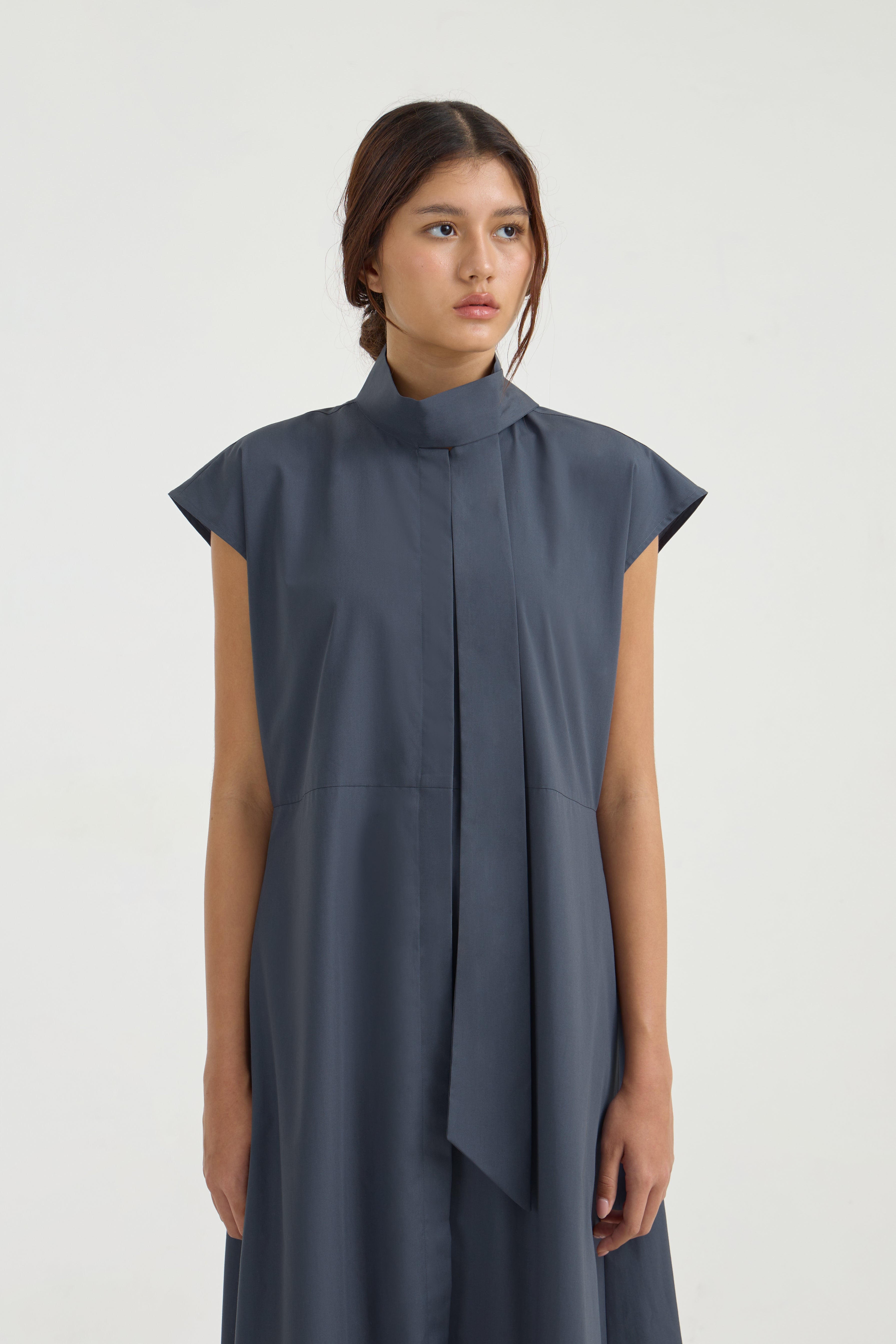 YOKU DRESS - Storm Blue