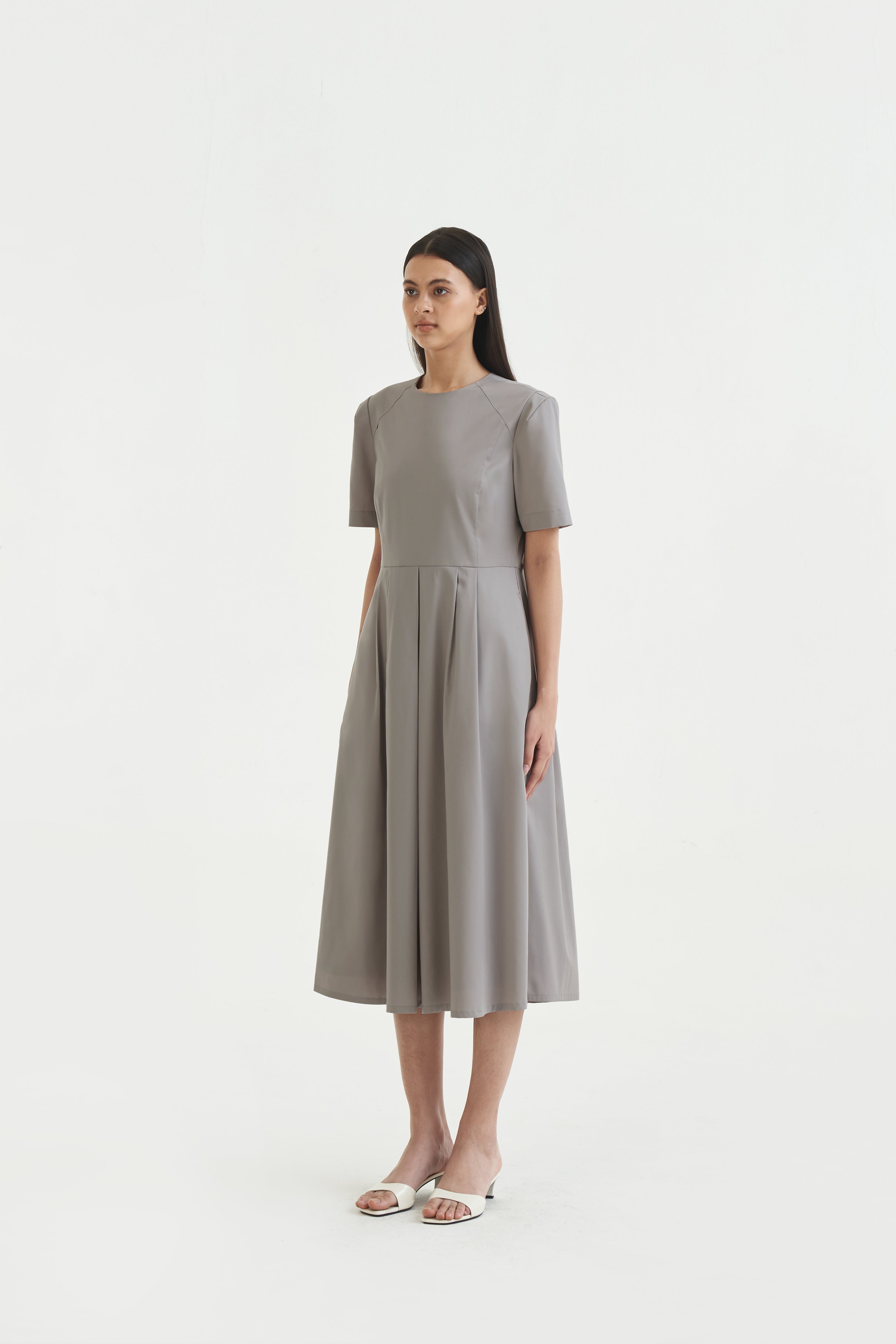 YOSEI DRESS - Light Gray