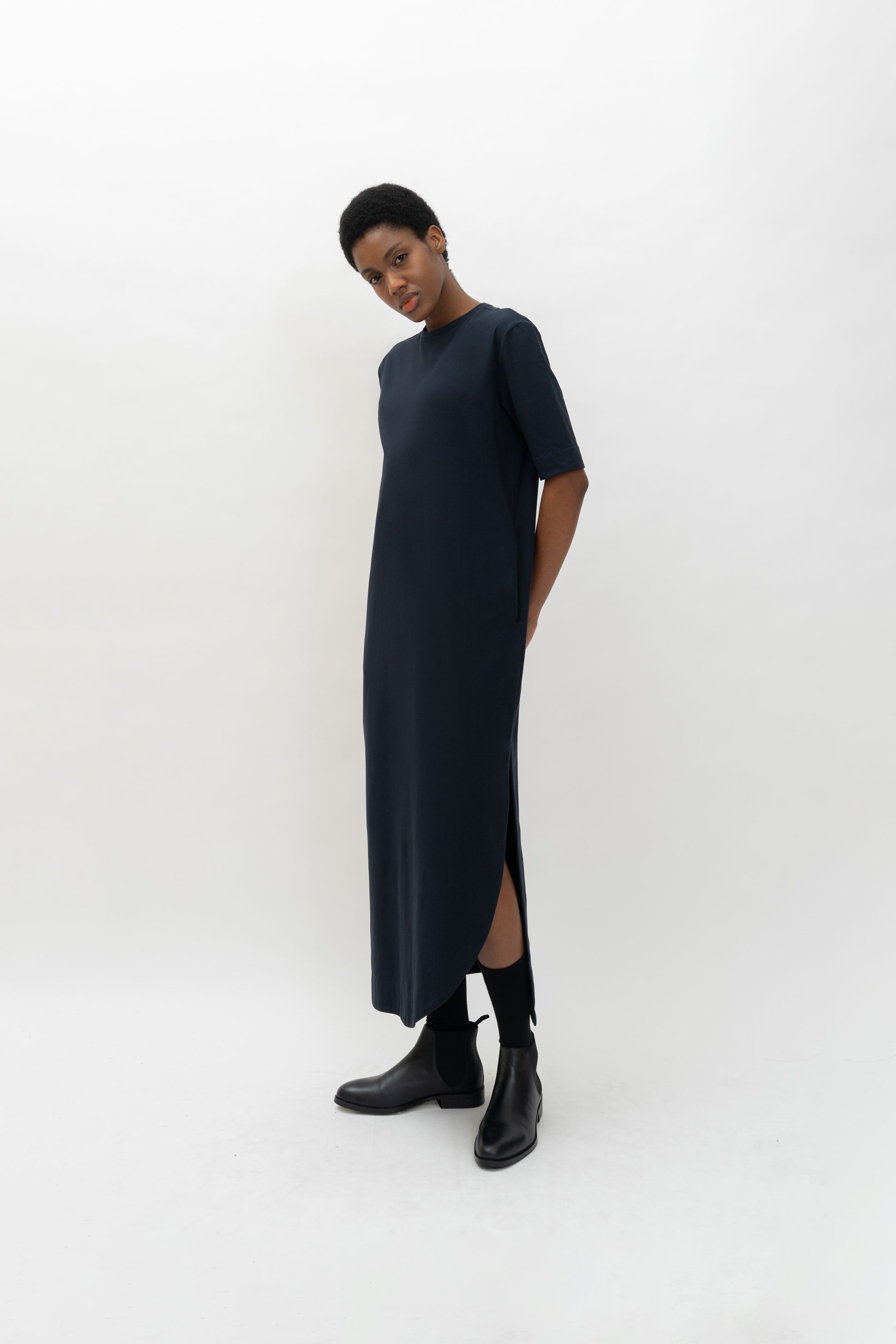 MARIN DRESS - Deep Navy