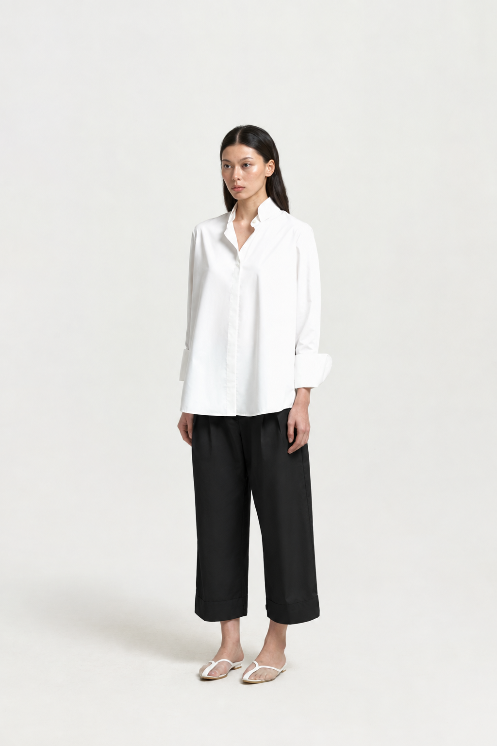 CHA LONG SLEEVE - White